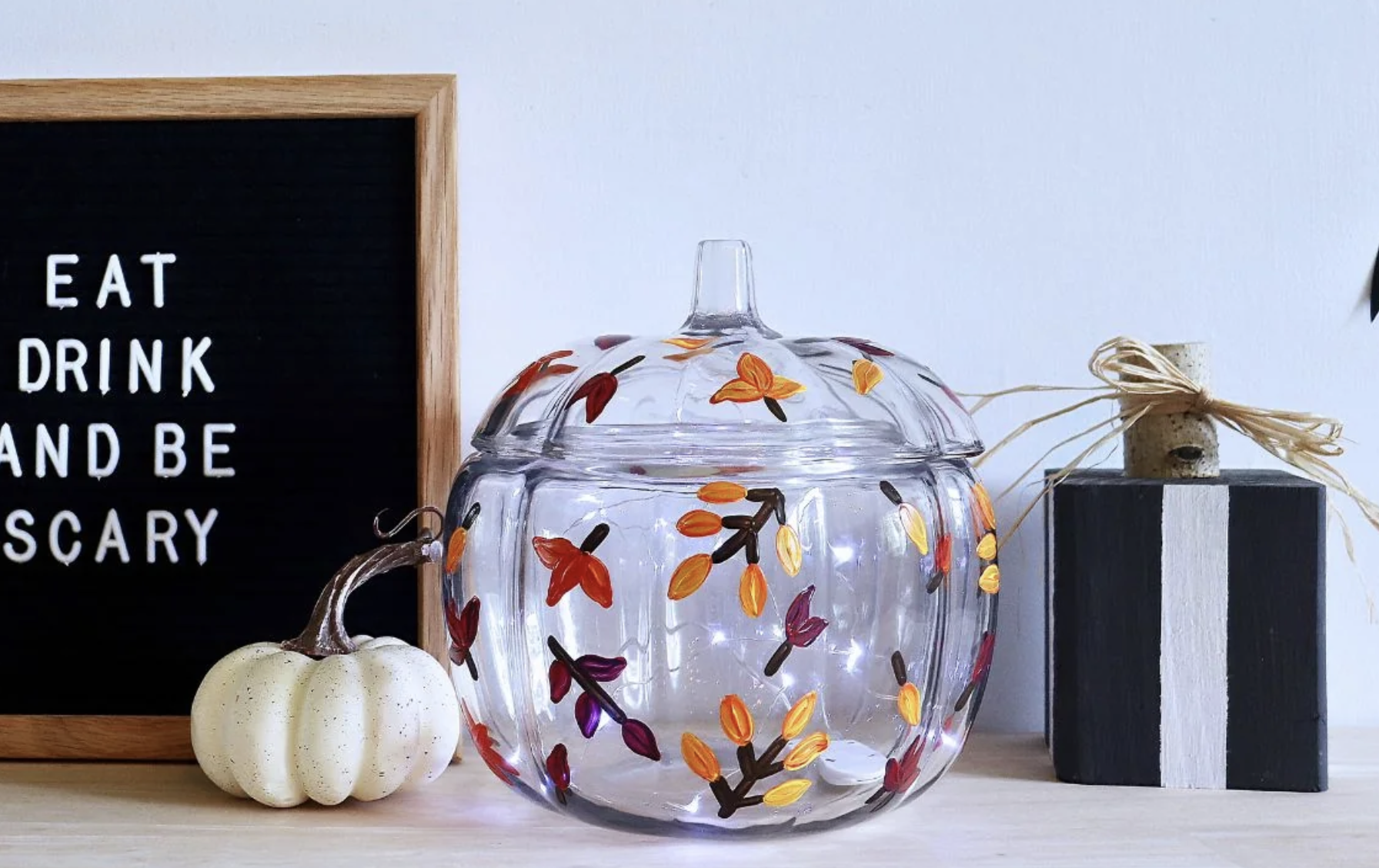 Paint & Sip: Fall Pumpkin Lantern || Hosted by: Painted by the Shore