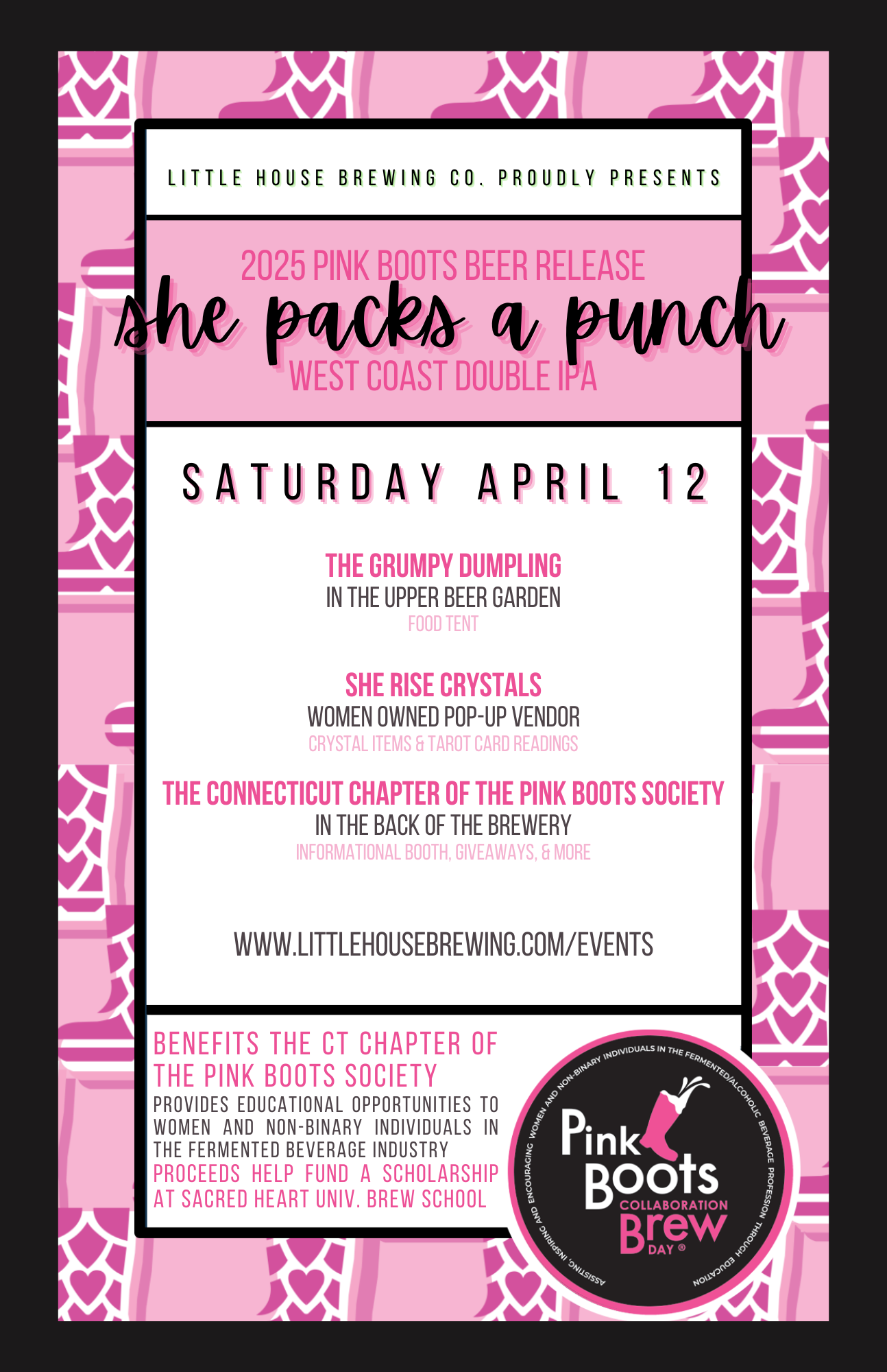 2025 Pink Boots Collaboration Release: "She Packs a Punch"