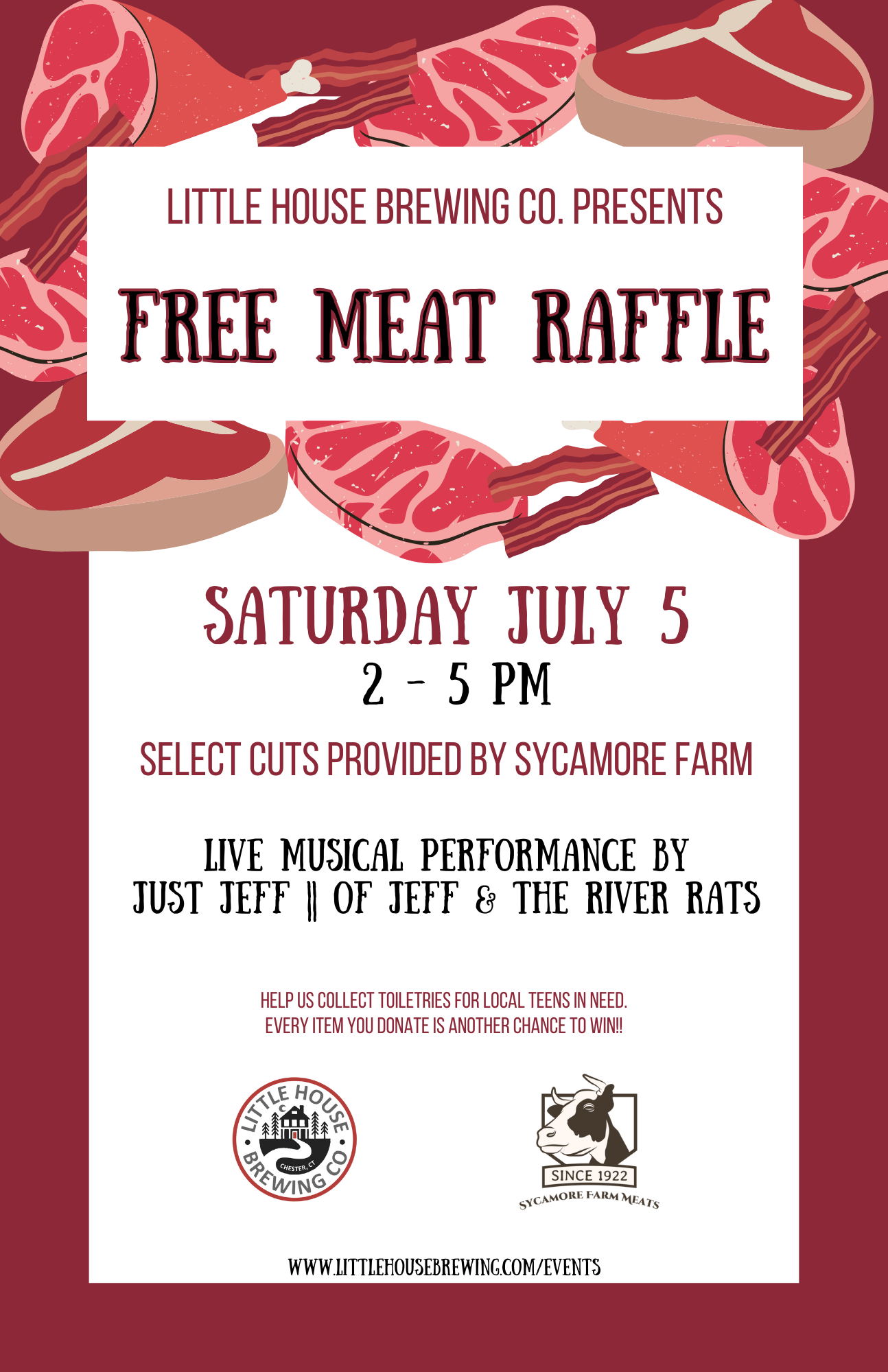 The Free Meat Raffle at Little House