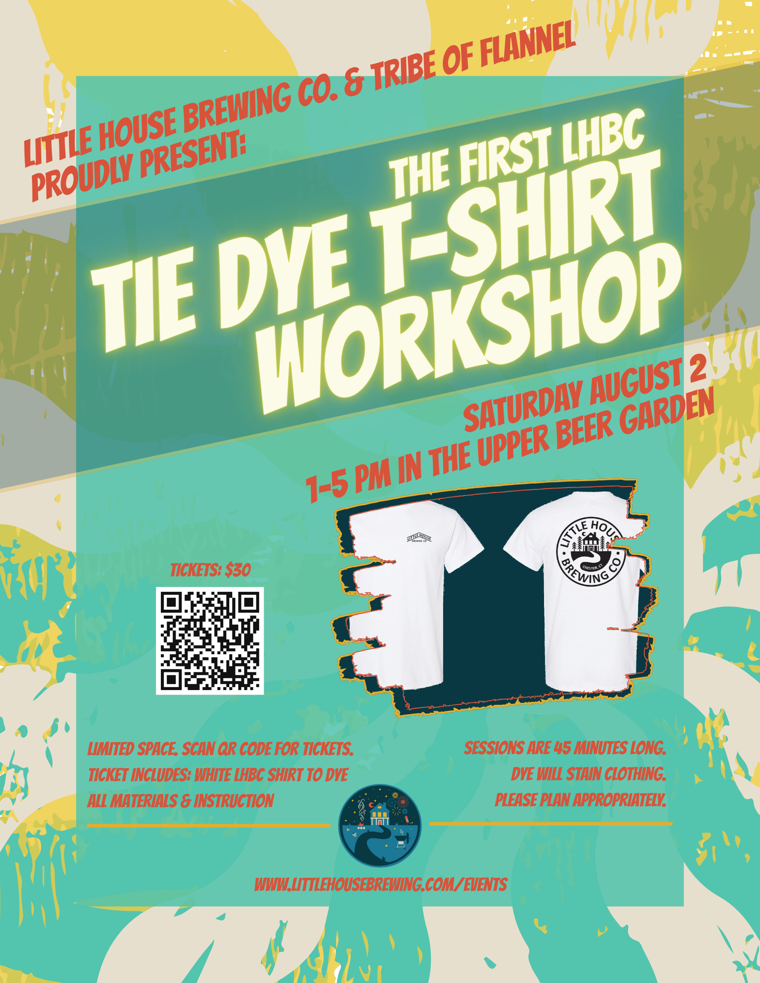 The First LHBC Tie Dye T-Shirt Workshop