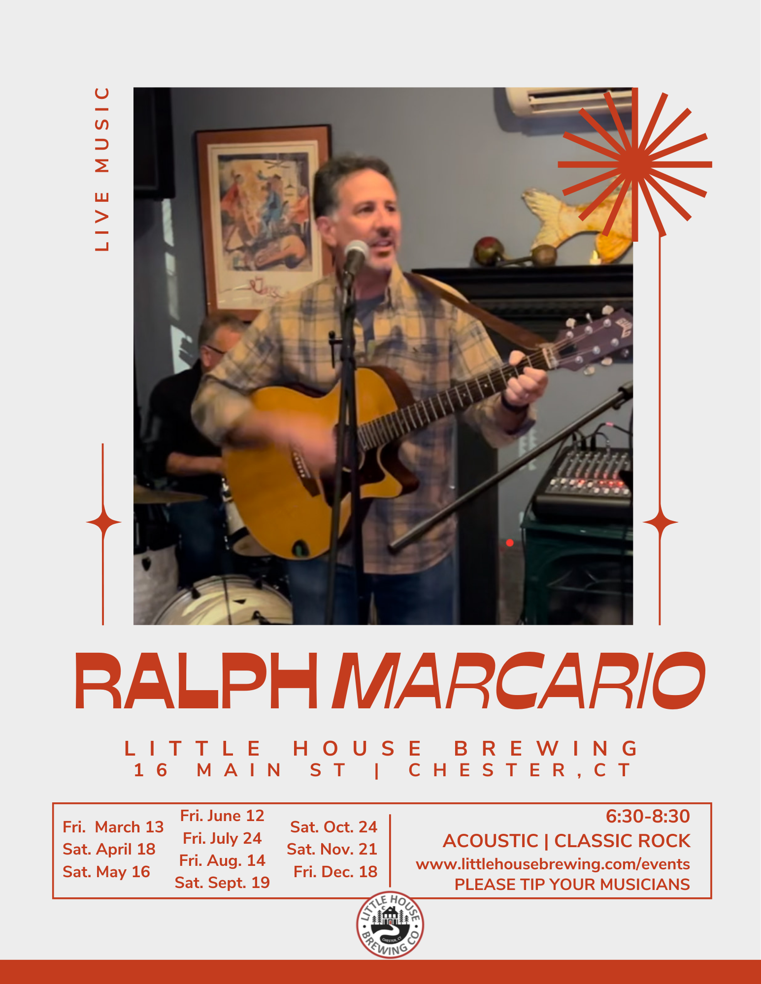 Live Music: Ralph Marcario