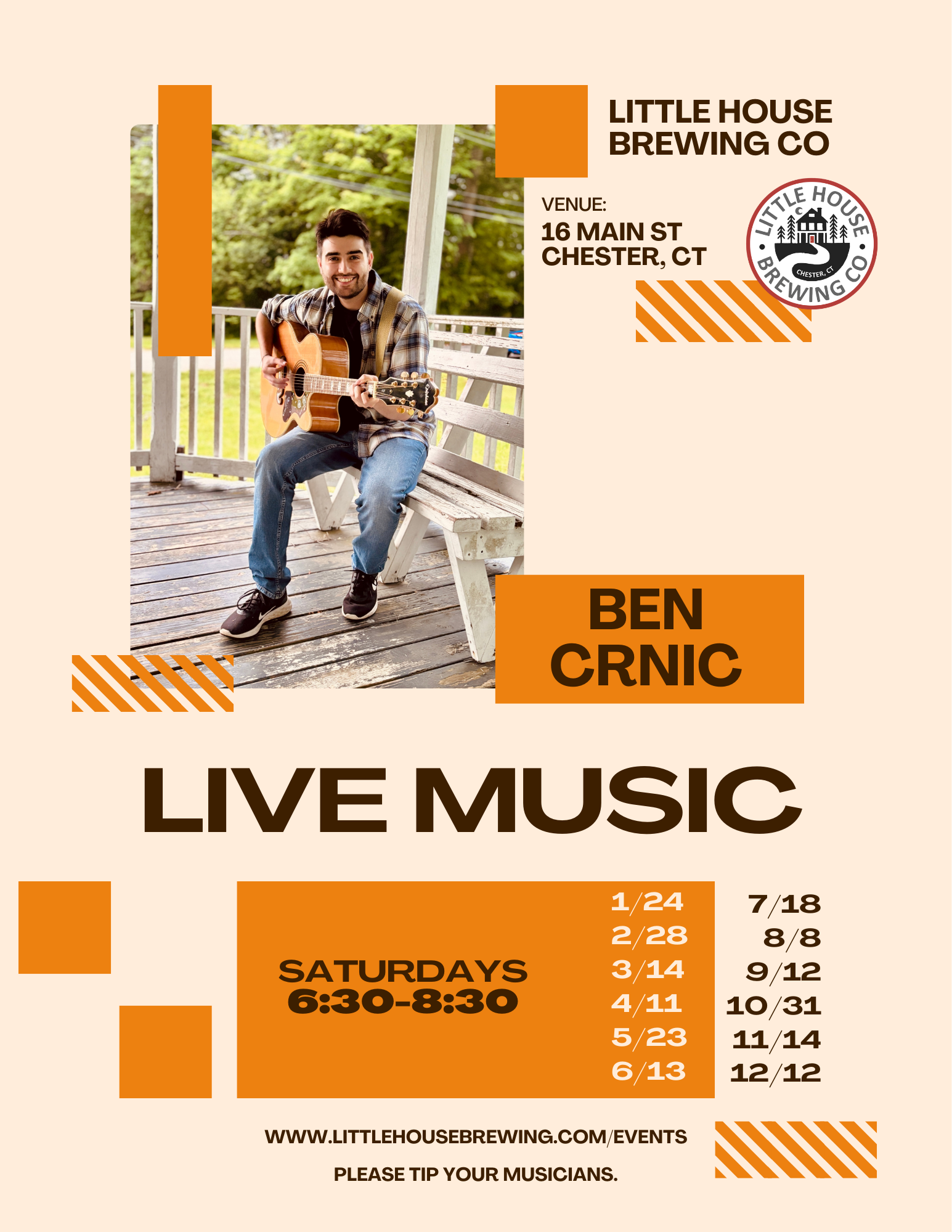 Live Music: Ben Crnic