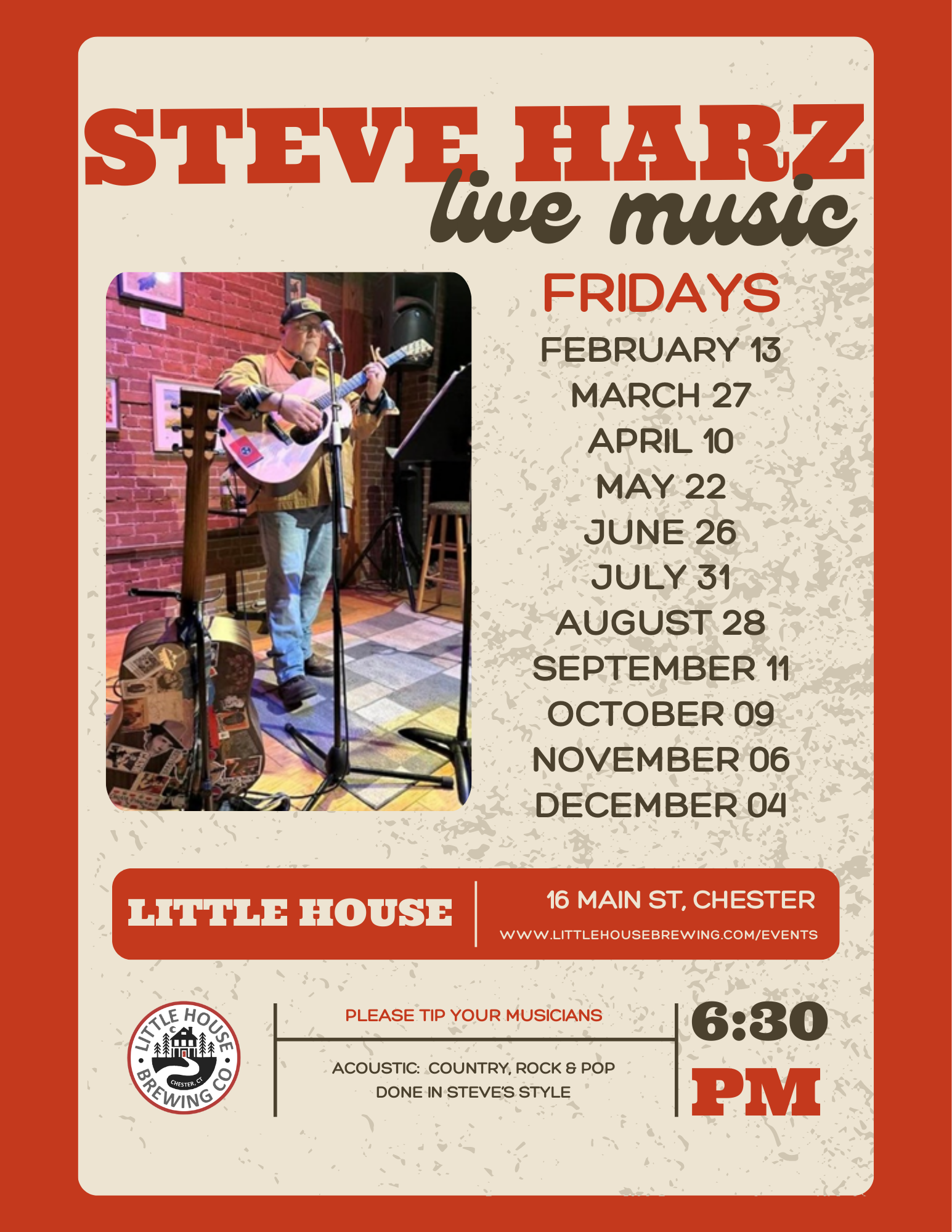 Live Music: Steve Harz