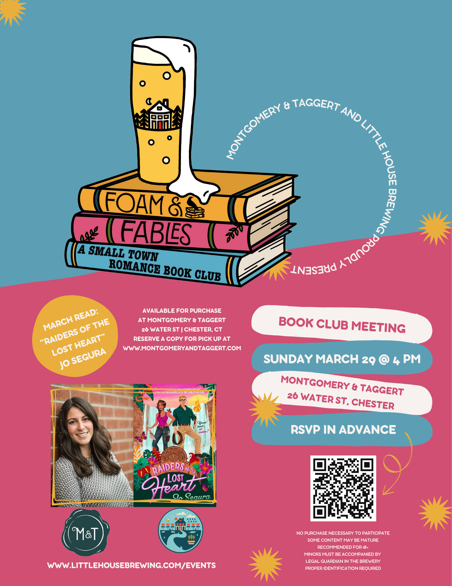 Foam &amp; Fables: A Small Town Romance Book Club: March