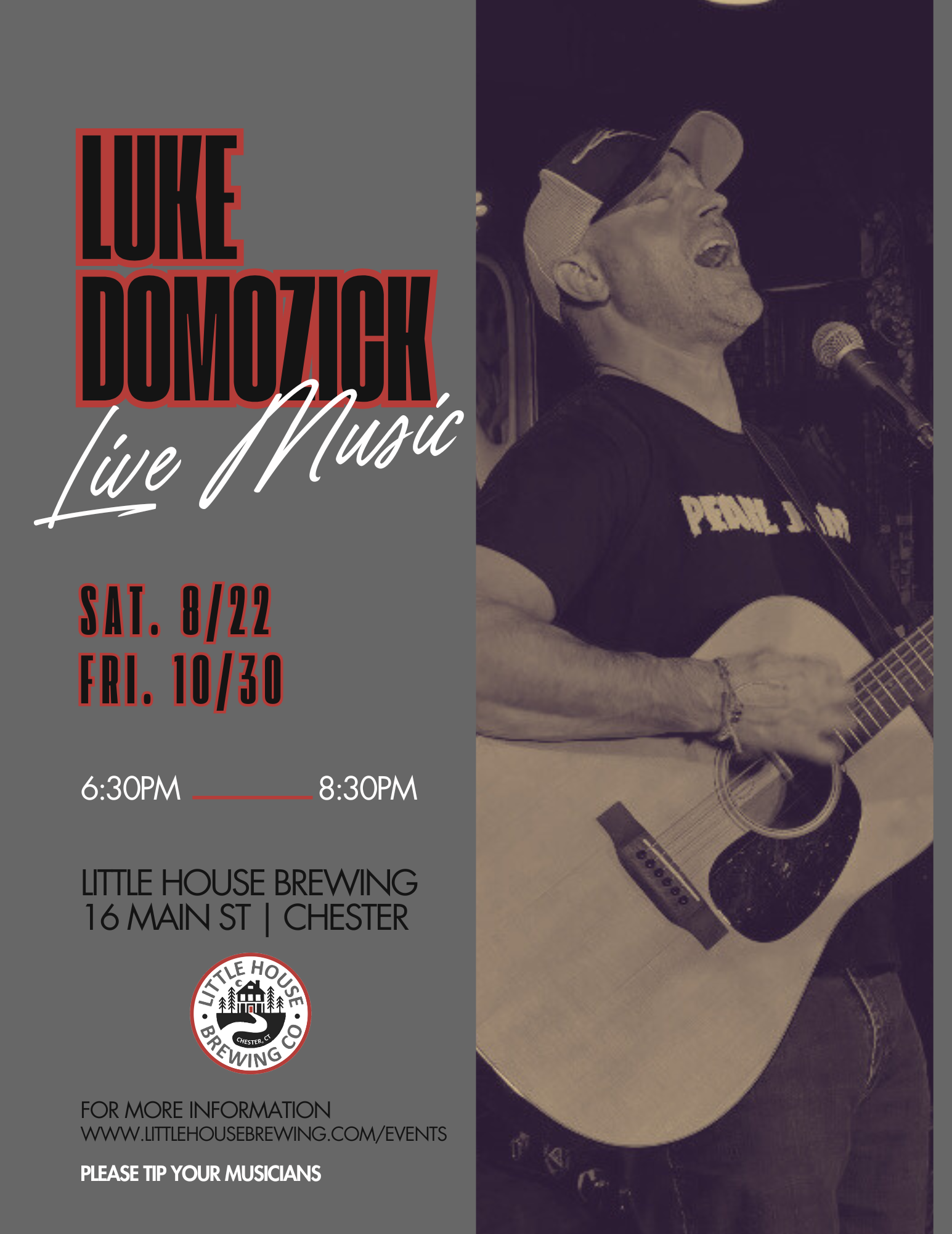 Live Music: Luke Domozick