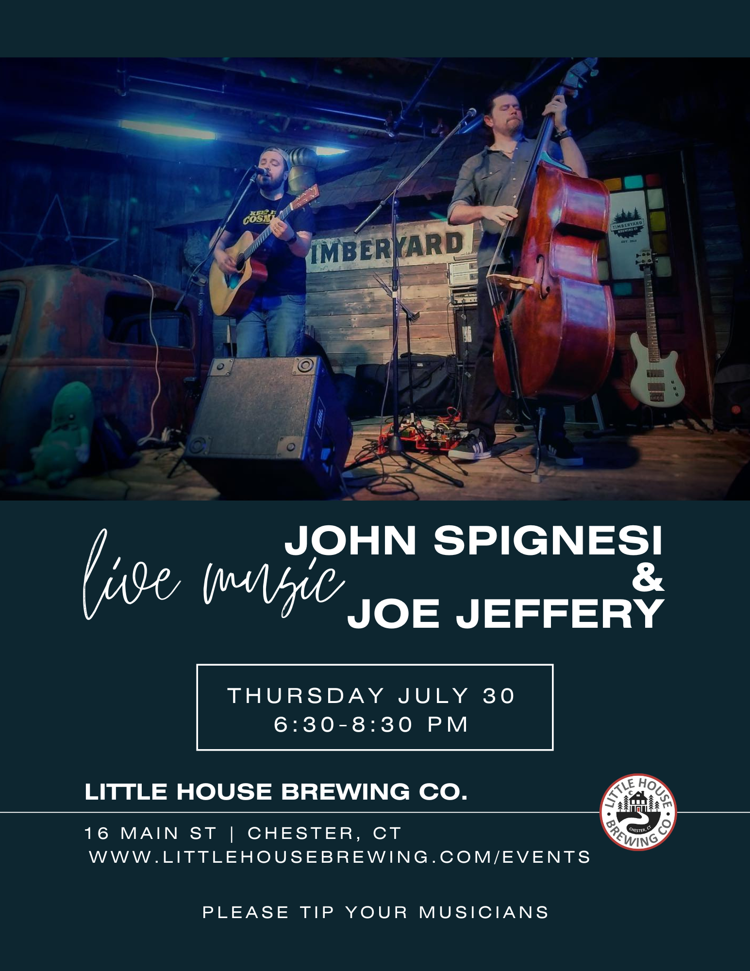 Live Music: John Spignesi &amp; Joe Jeffery