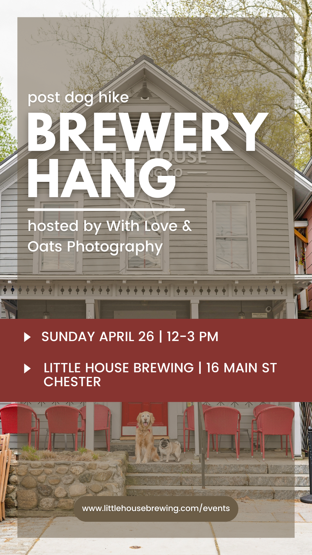 Post Dog Hike Brewery Hang hosted by With Love & Oats Photography