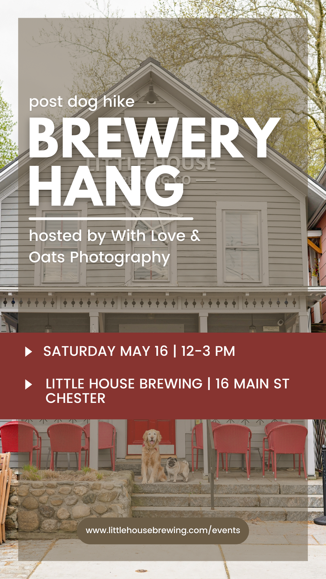 Post Dog Hike Brewery Hang hosted by With Love &amp; Oats Photography 