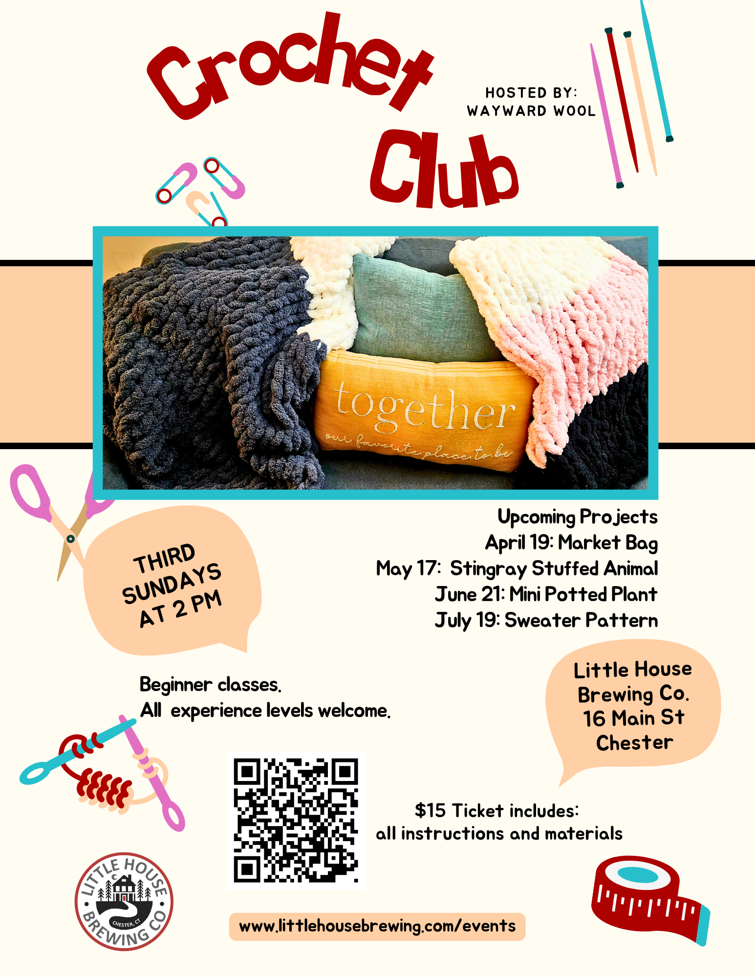 Crochet Club hosted by Wayward Wool