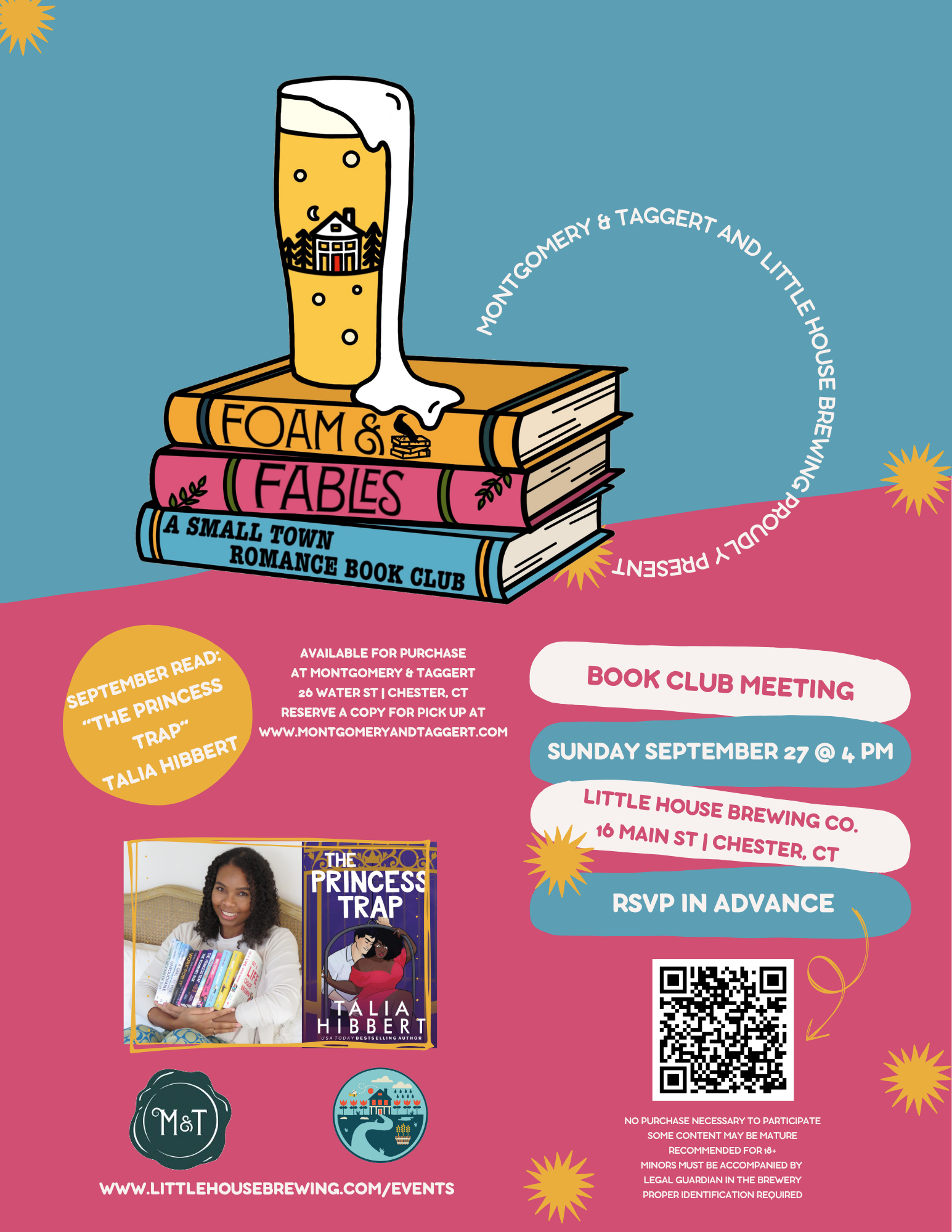 Foam &amp; Fables: A Small Town Romance Book Club: September