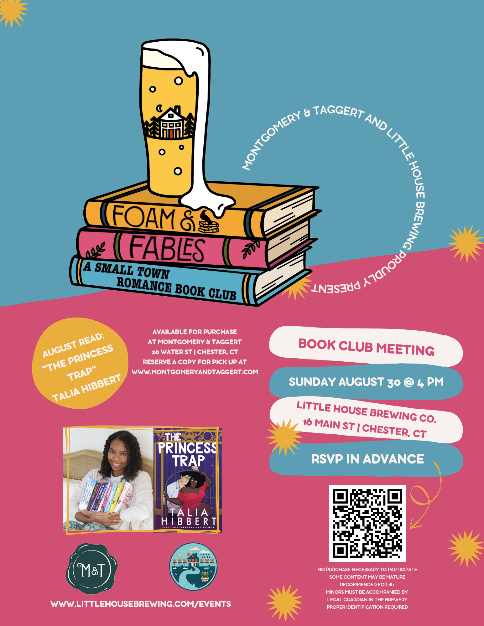 Foam &amp; Fables: A Small Town Romance Book Club: August