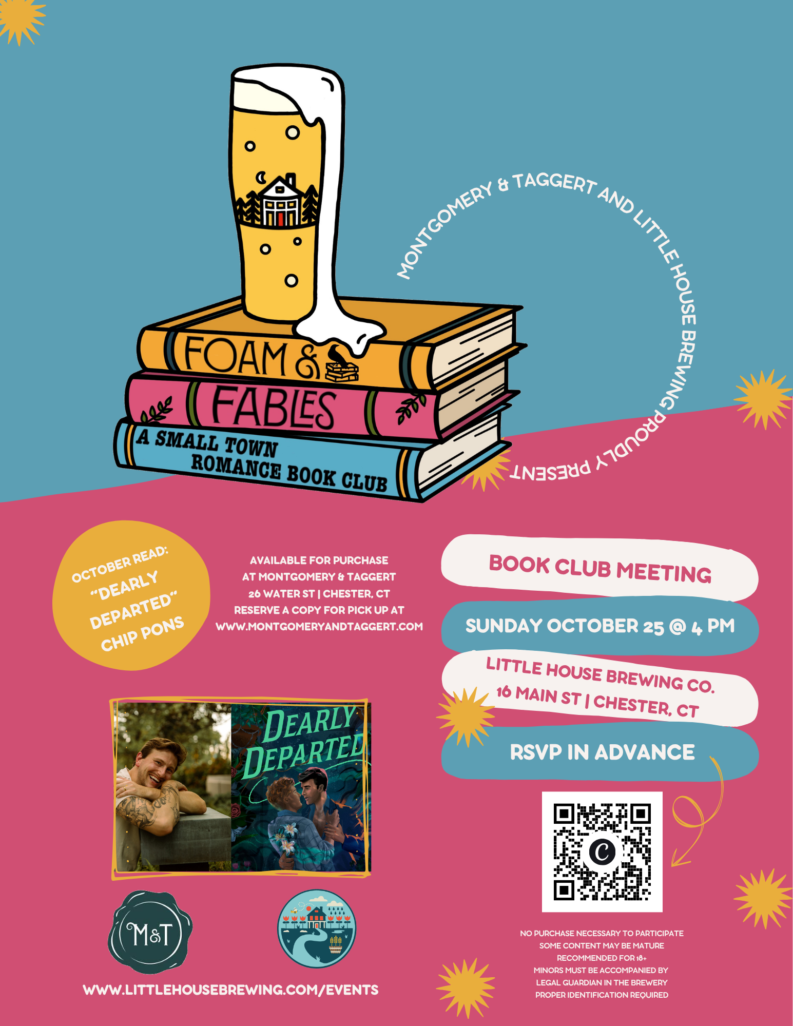 Foam & Fables: A Small Town Romance Book Club: October
