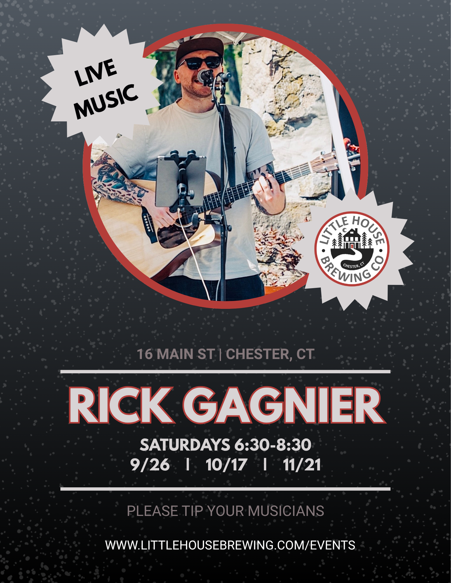 Live Music: Rick Gagnier