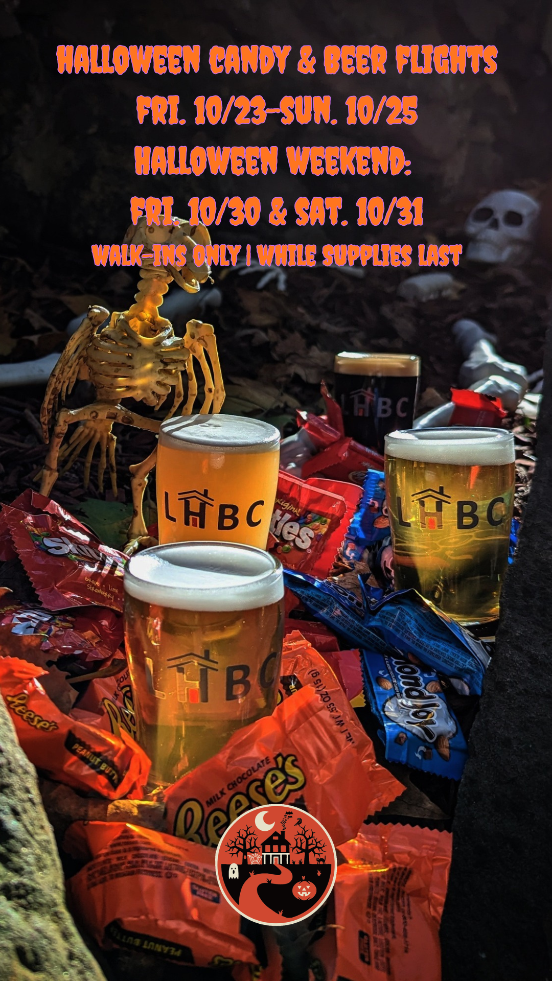 Halloween Candy &amp; Beer Flights