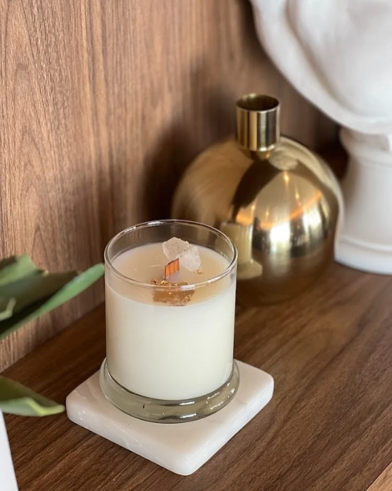 Introducing: The new and improved affirmation candle, I am Enough. (Notes: Tobacco &amp; Vanilla)

This isn&rsquo;t just a candle&mdash;it&rsquo;s a symbol of perseverance, strength, hope and healing. 

(I&rsquo;ve shared part of my story with a few 