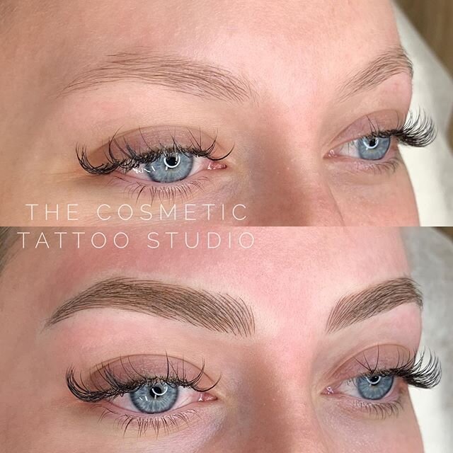 Natural Pure Hairstroke Eyebrow Tattoo  Permanent Makeup By Claire Louise
