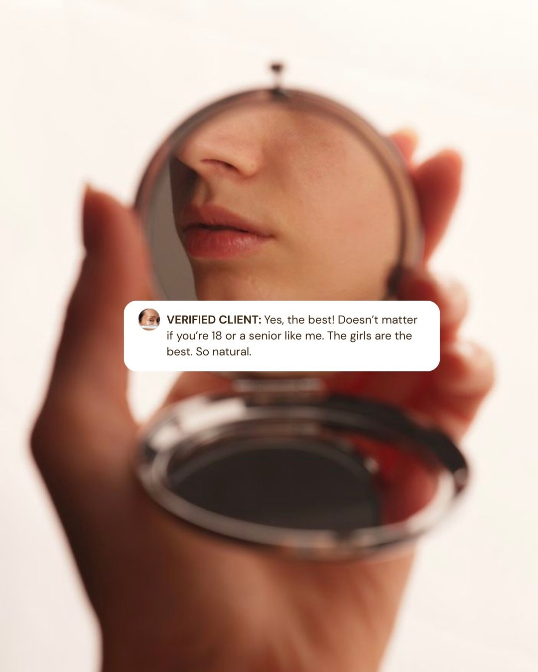 When a client says this, it reminds me why we do what we do.

Age doesn&rsquo;t determine what suits you. Your unique facial structure, lifestyle, and natural features do. That&rsquo;s why an 18 year old and a mature client can both walk out of our s