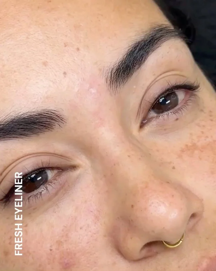 Soft definition, thoughtfully placed.

Diffused pigment, a subtle lift and a finish that blends seamlessly into the lash line.

Eyeliner by Bodi 🤍