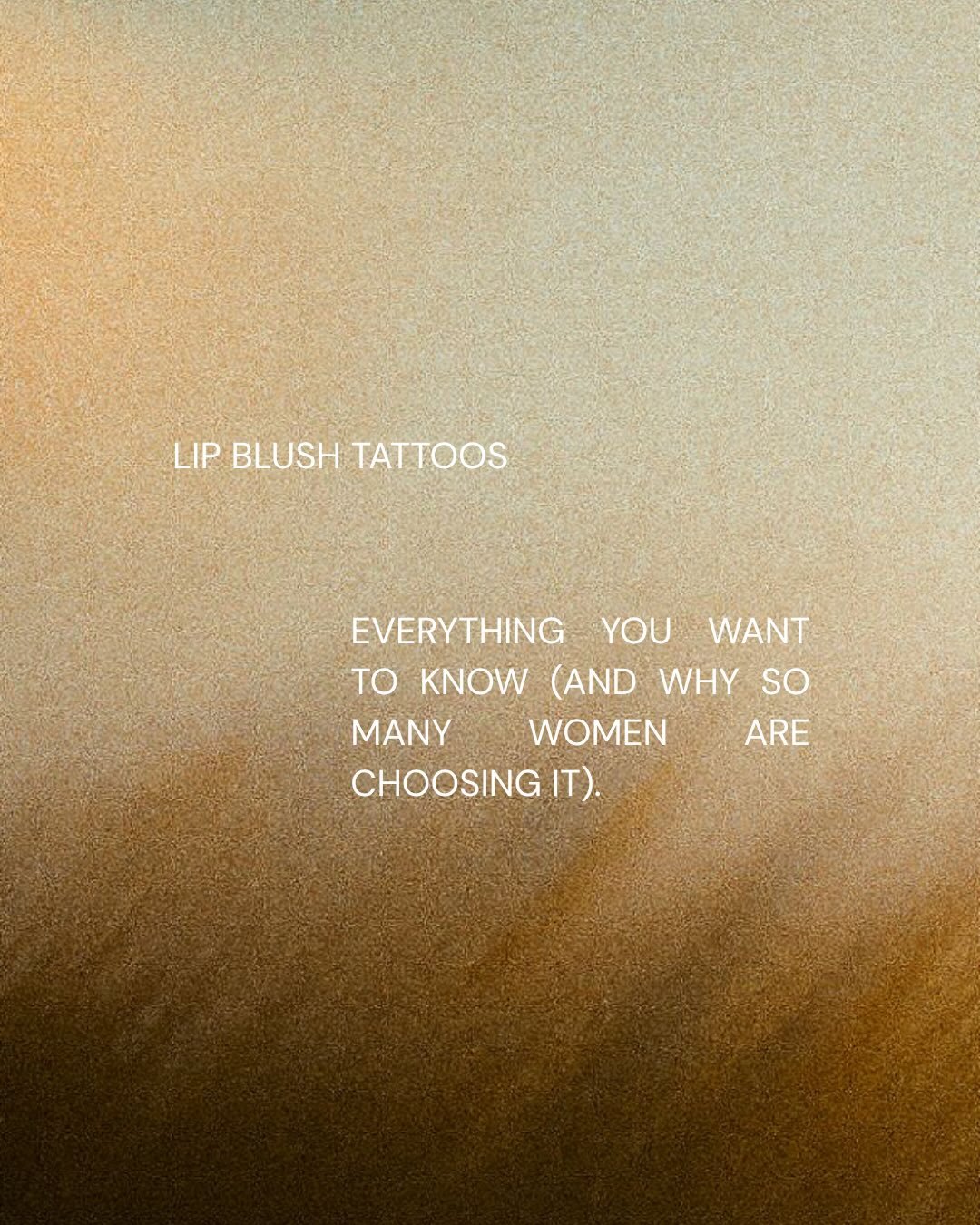 Lip blush, explained.

For many of our clients, it&rsquo;s less about adding colour - and more about restoring what&rsquo;s naturally there.

From evening out tone to creating soft definition and reducing daily maintenance, the result is subtle, bala