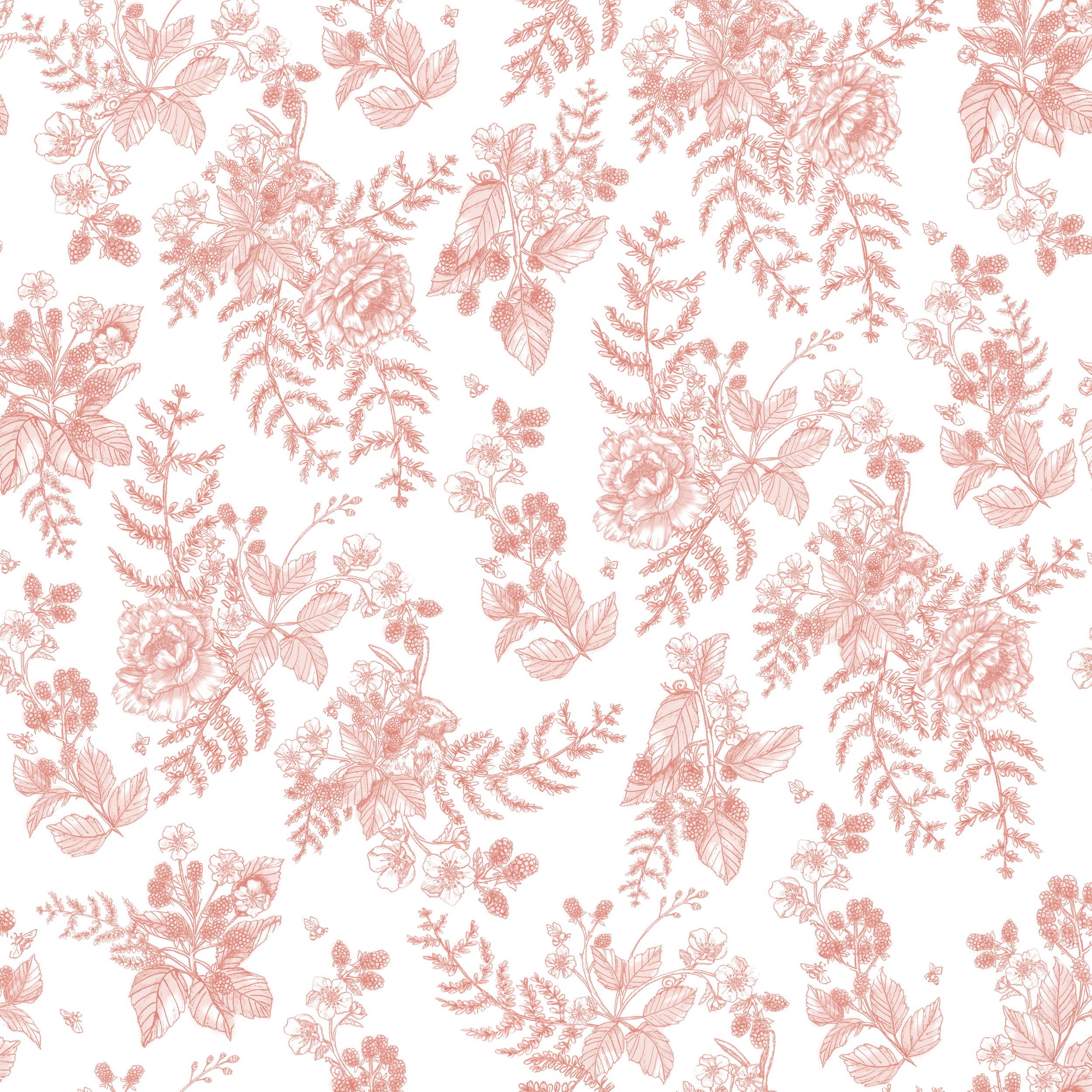 hand drawn textile pattern print