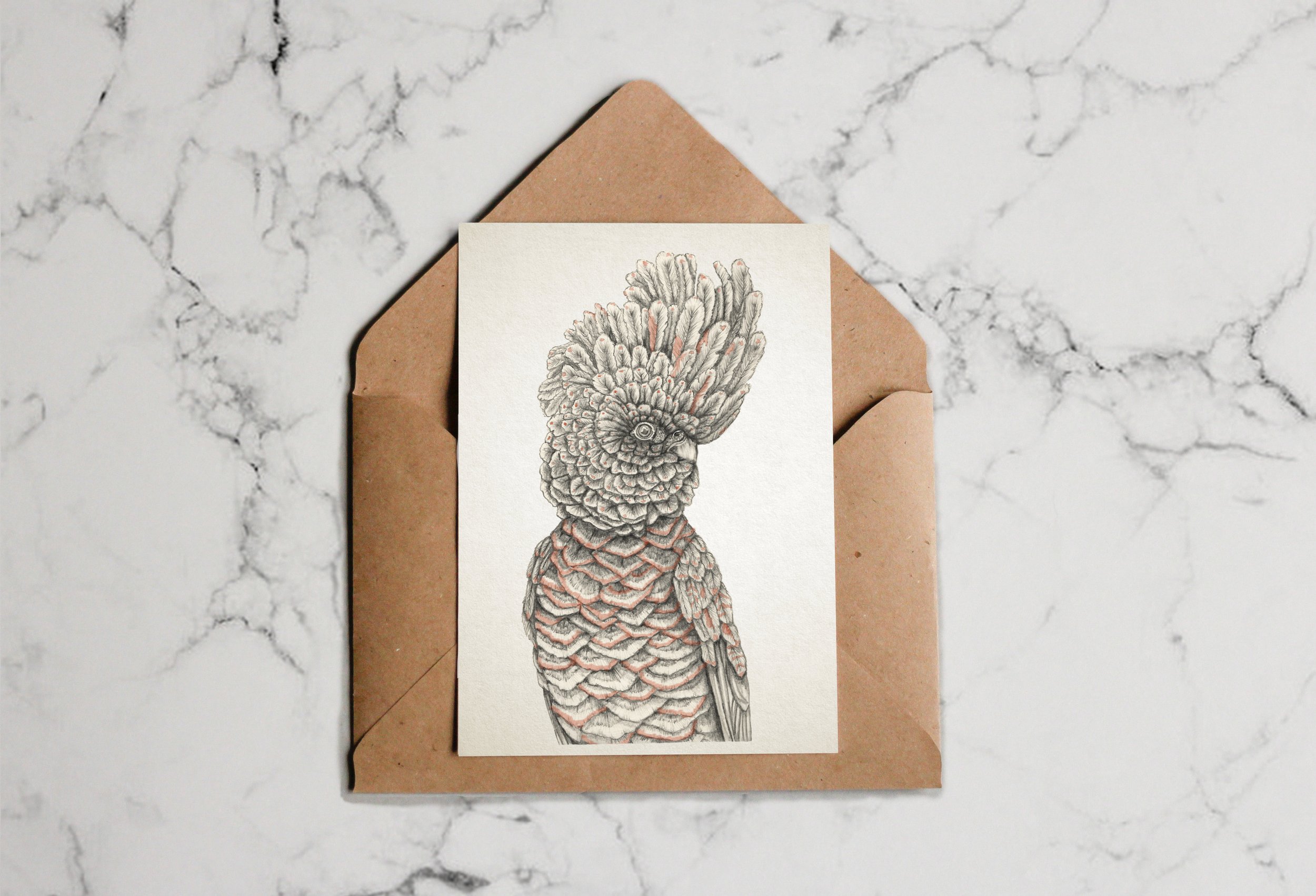 Cockatoo Greeting Card