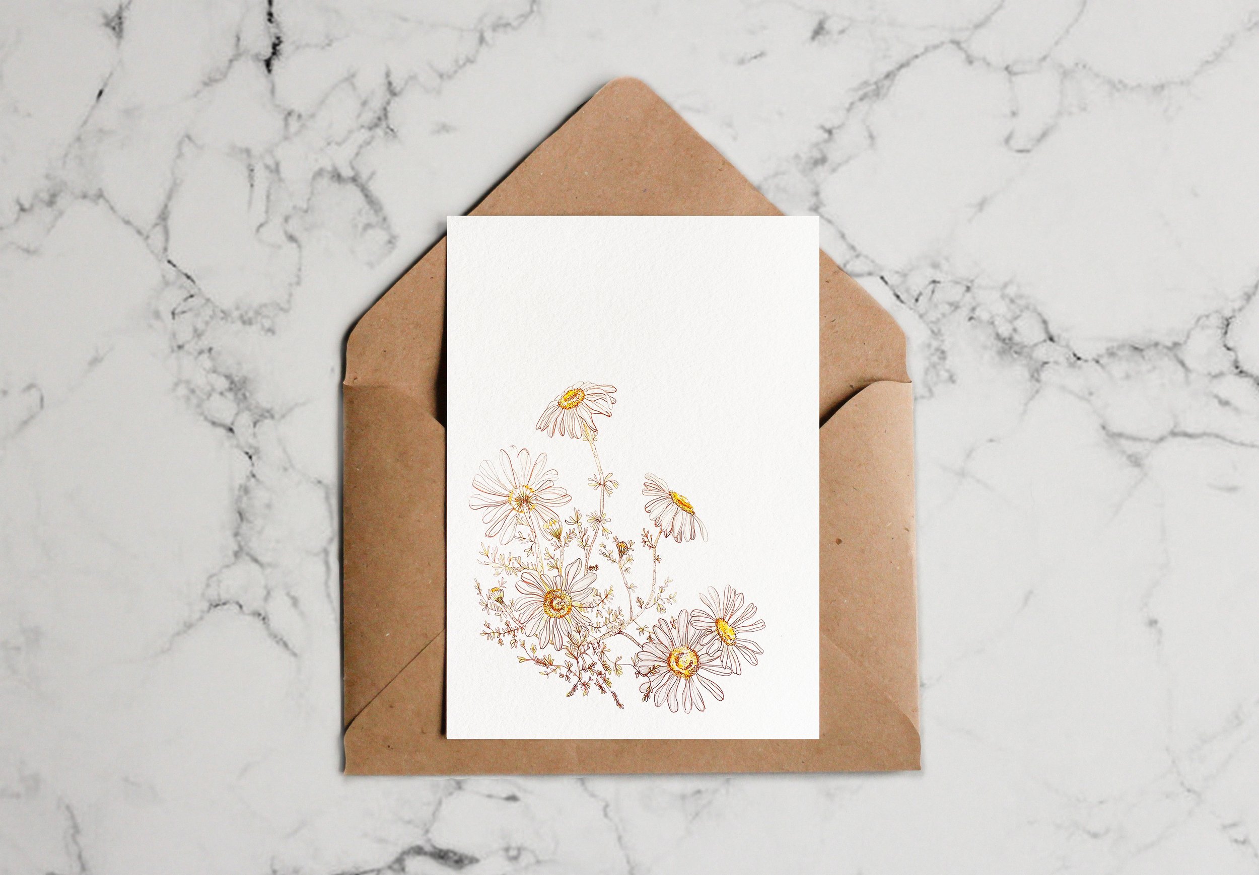 Chamomile Greeting Card
