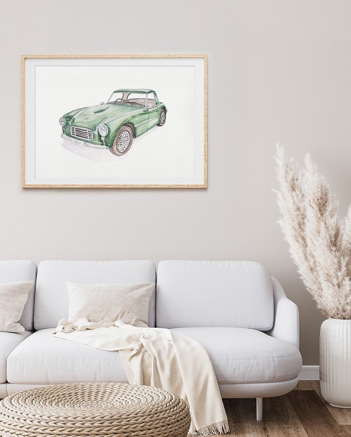 A Splash of Nostalgia! 🚗

There&rsquo;s something special about a vintage green car&mdash;classic, timeless, and full of stories. Just like this piece, my watercolor art captures the heart of a moment with soft textures and dreamy colors.

Whether i