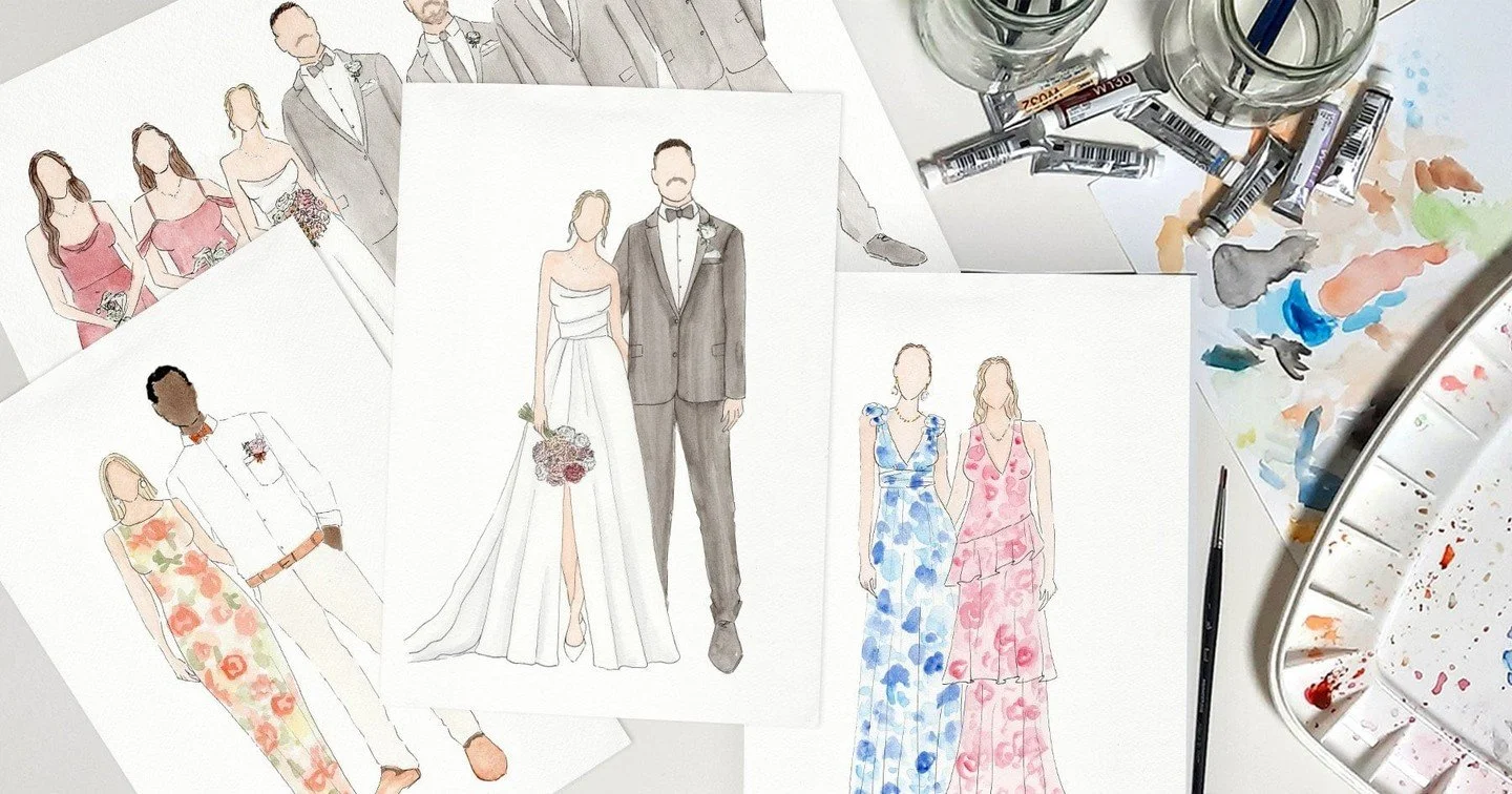 Live Wedding Illustrations✨️
A perfect gift for you, your partner, and your guests to remember your special day. 💓

For inquires please DM me, or head to my website to send an enquiry. 

#liveillustration #livefashionillustrations #wedding #weddings