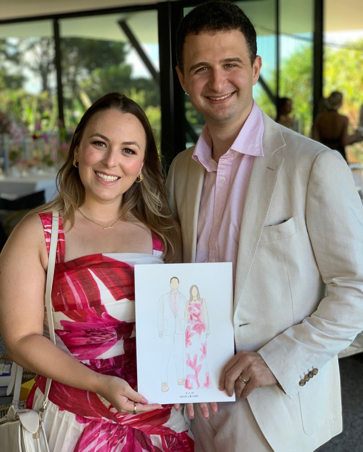 Elevate your special occasion with an artistic experience your guests will LOVE! 

As a live wedding illustrator I create hand-painted watercolour portraits of your guests, capturing the joy and style that they bring to your special day. These person