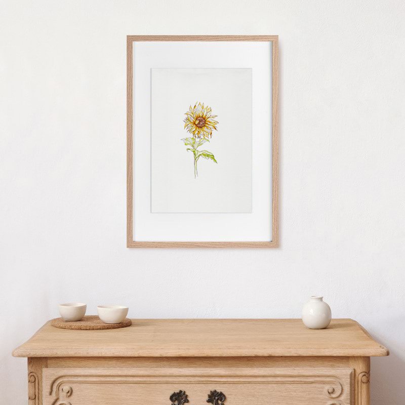 Sunflower Print