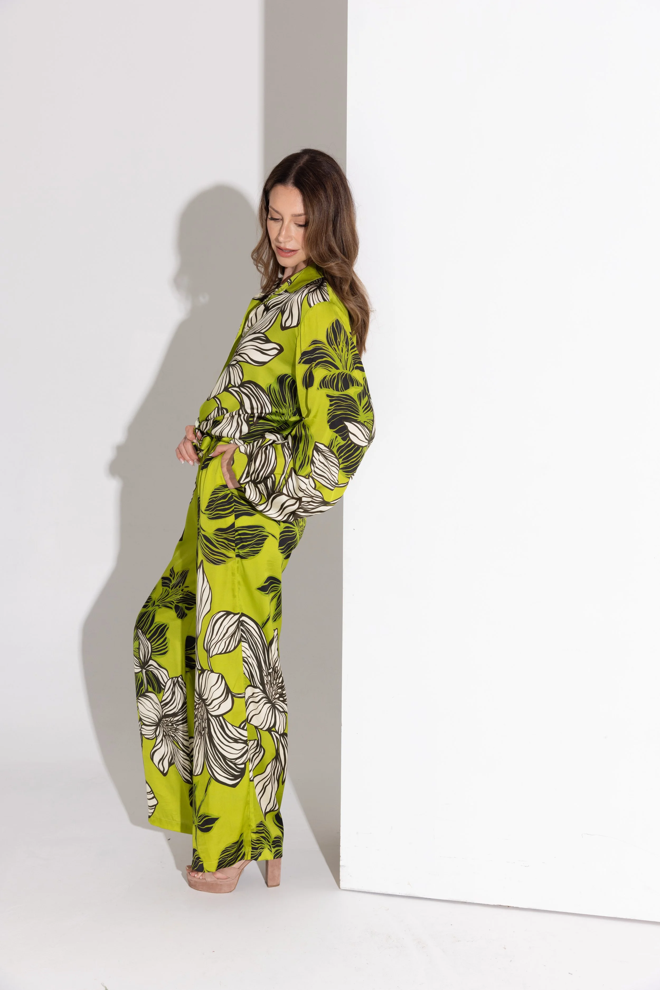 Caris Pants -Citrus Viscose