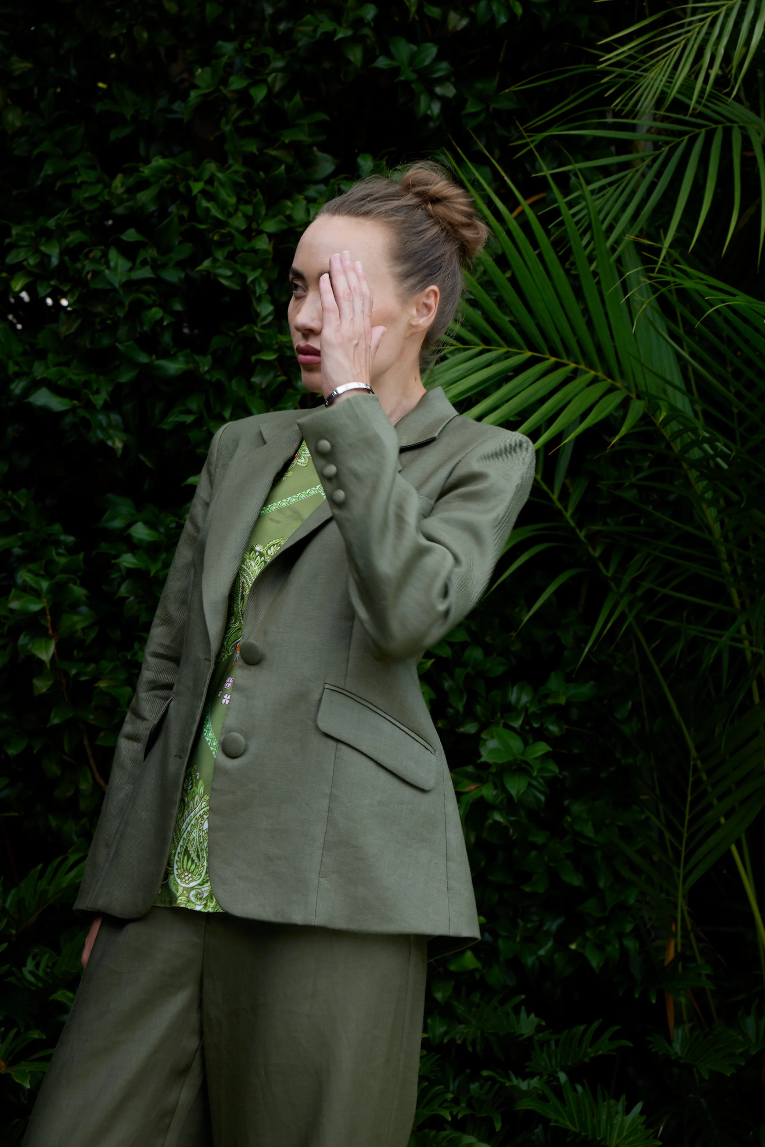 Marais Linen Jacket -Ivory, Buff