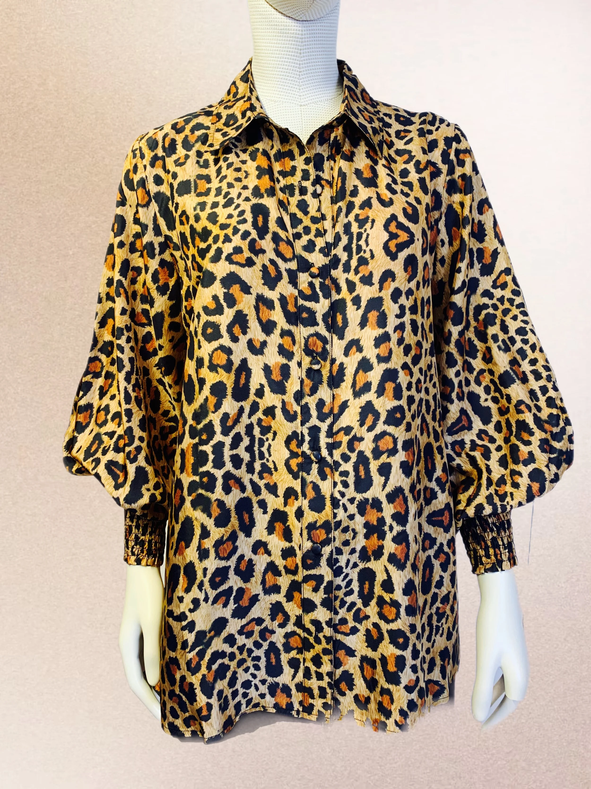 Hudson Silk Blouse- Spanish Dance/Bleeding Heart/Feline