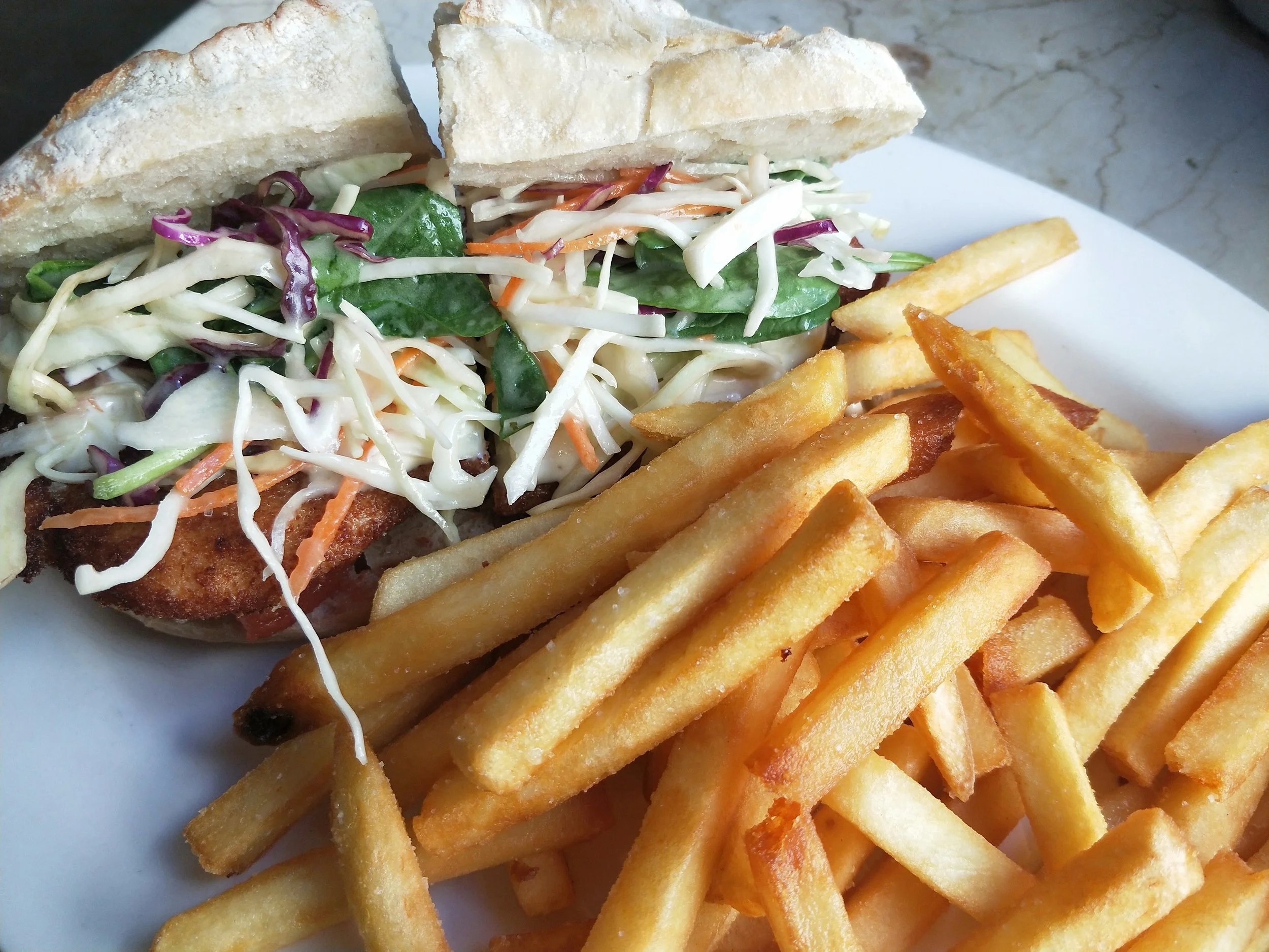 Chicken and Slaw Roll w/ Chips