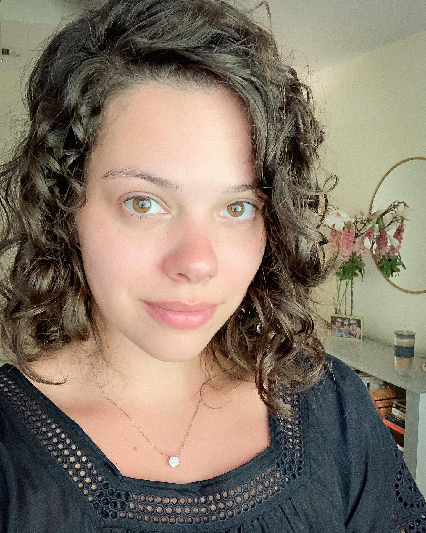 QUESTION: Have you experienced any significant hair or skin changes since March? 
Once I got my painful #maskne under control (we love skincare results that don&rsquo;t require a second mortgage), my natural skin and {renewing} curly hair have been l