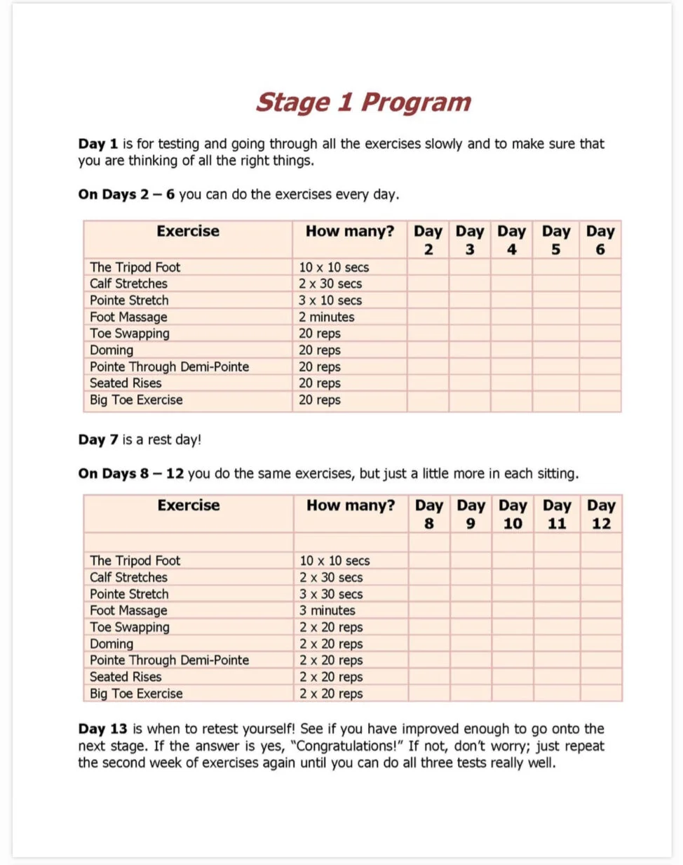 Stage 1 Program 