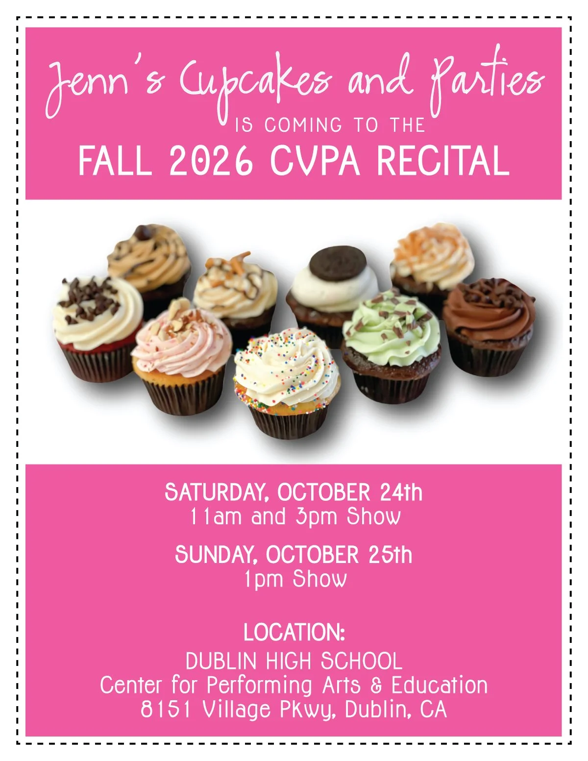 CVPA 2026 Recital Flyer