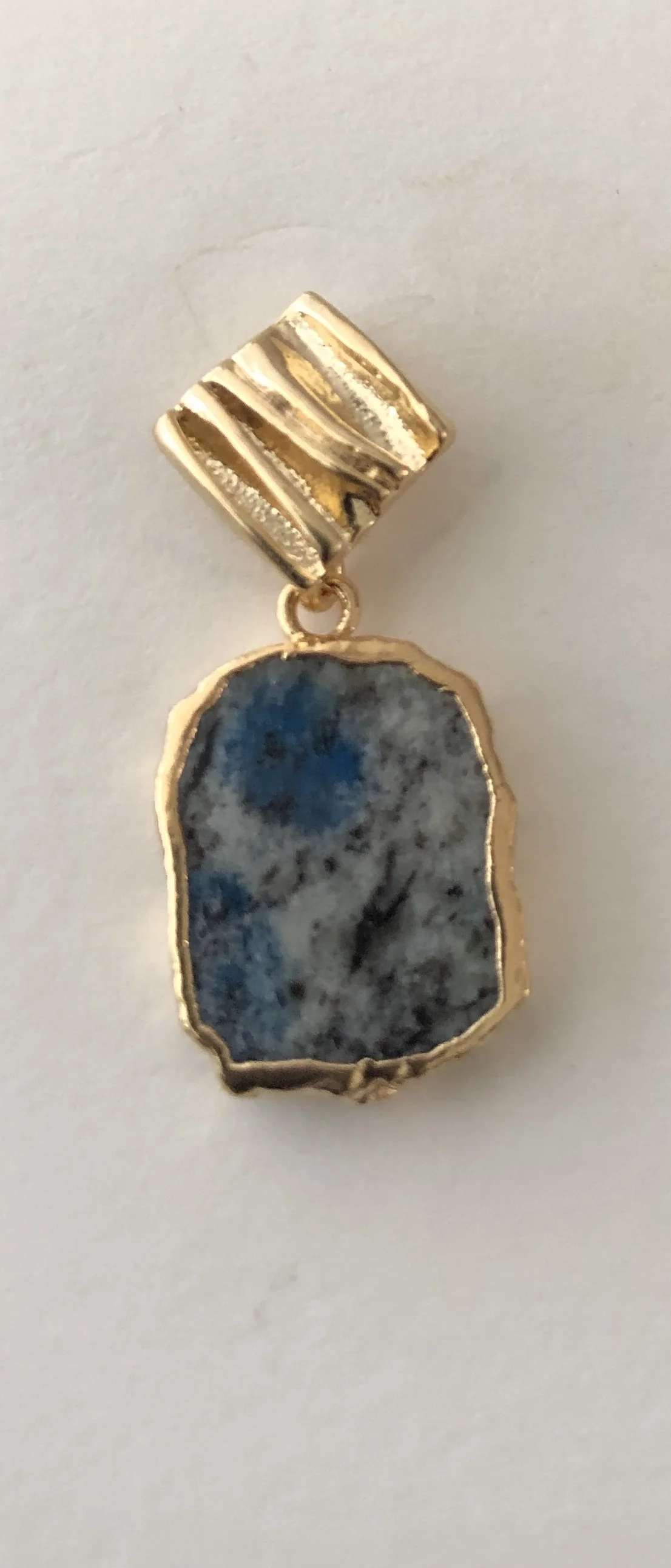 Azurite jasper post earrings