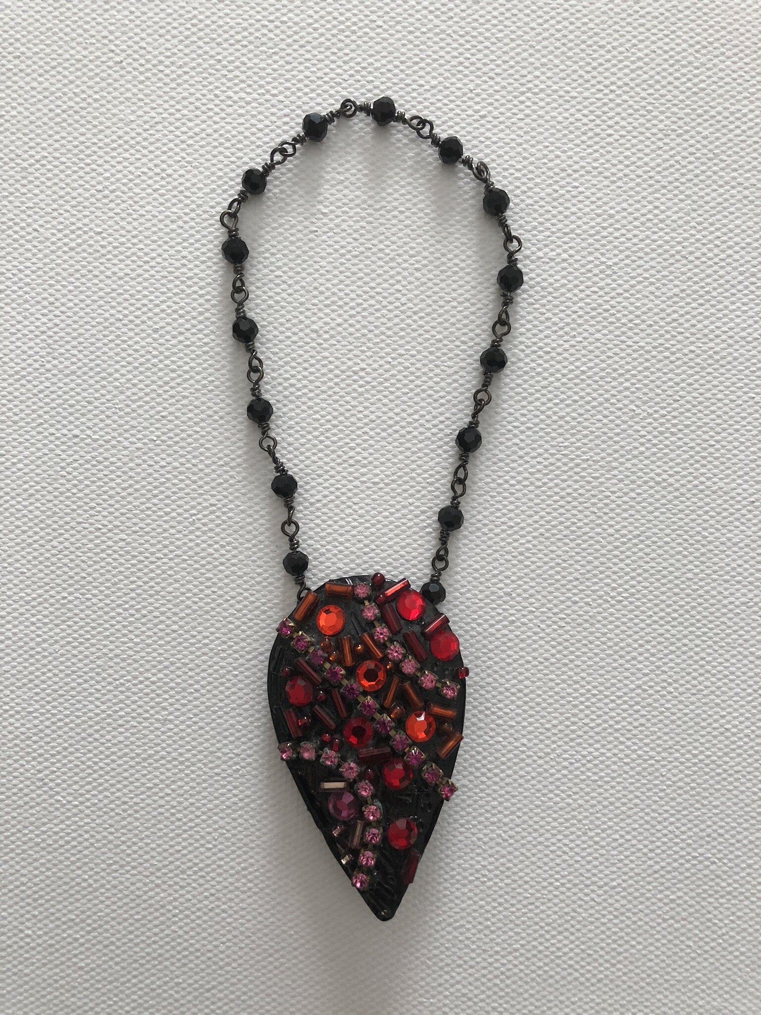 Deep Red Drop Ornament