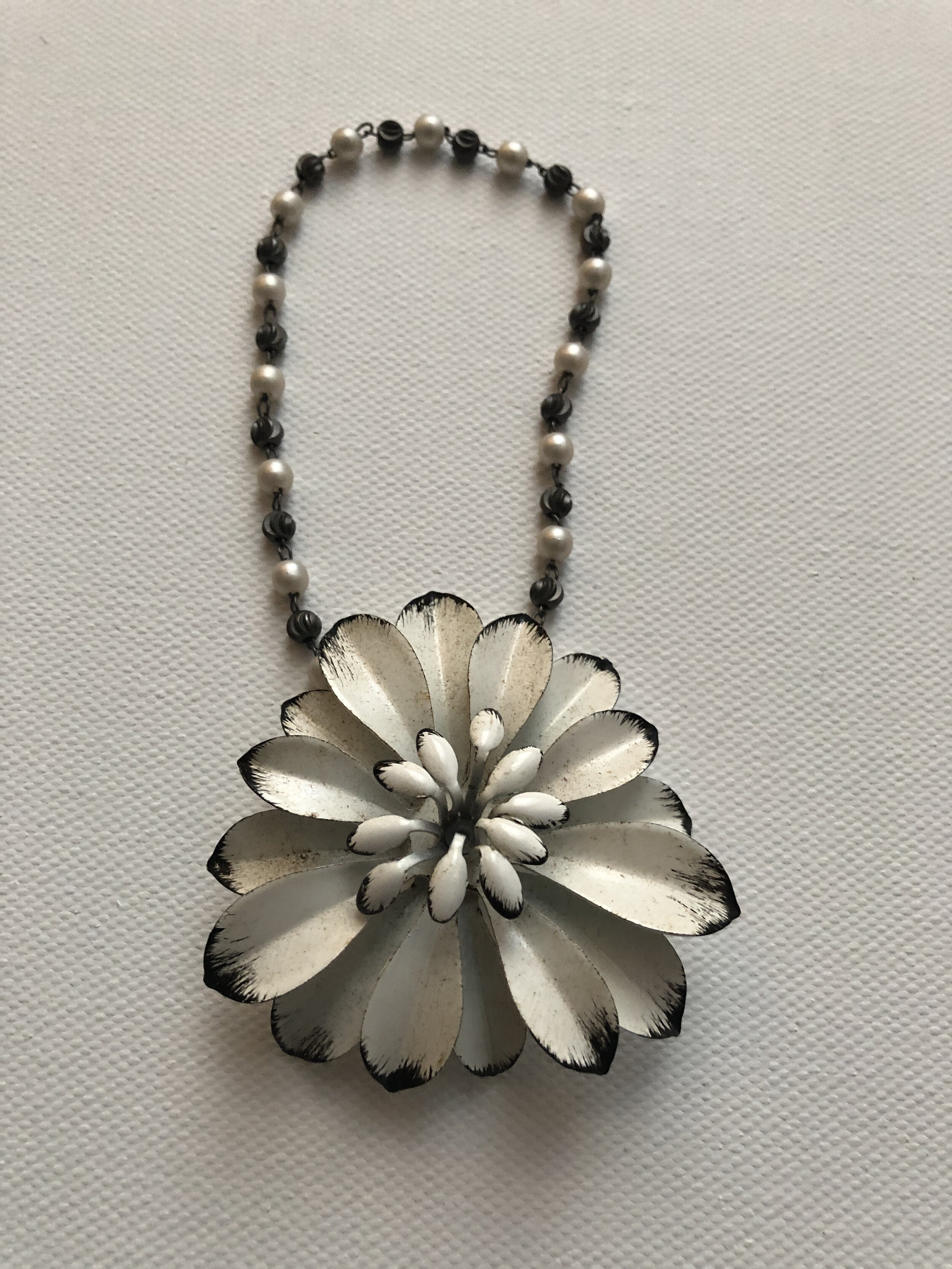 Vintage chrysanthemum ornament