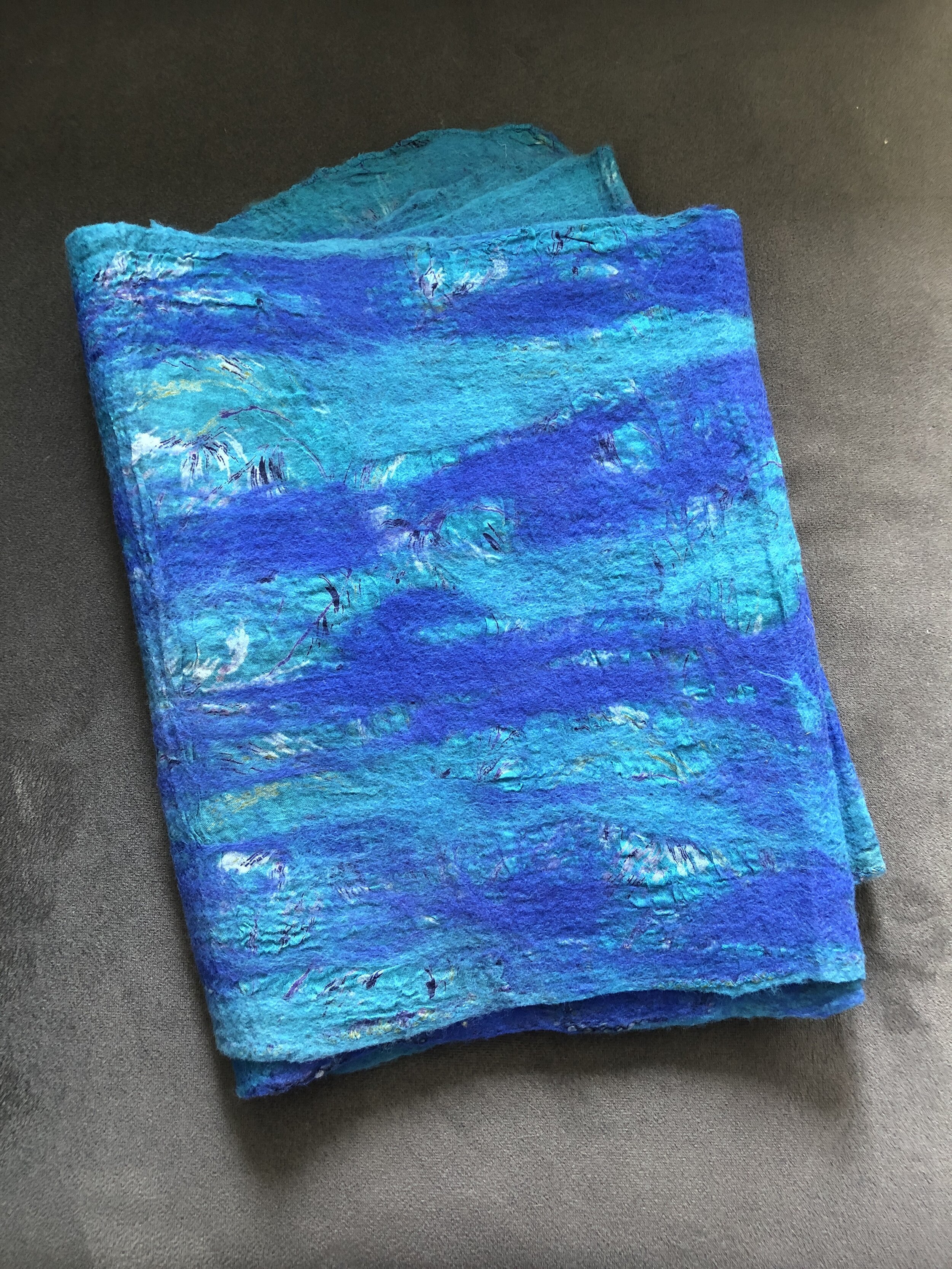 Deep Ocean scarf or tablerunner