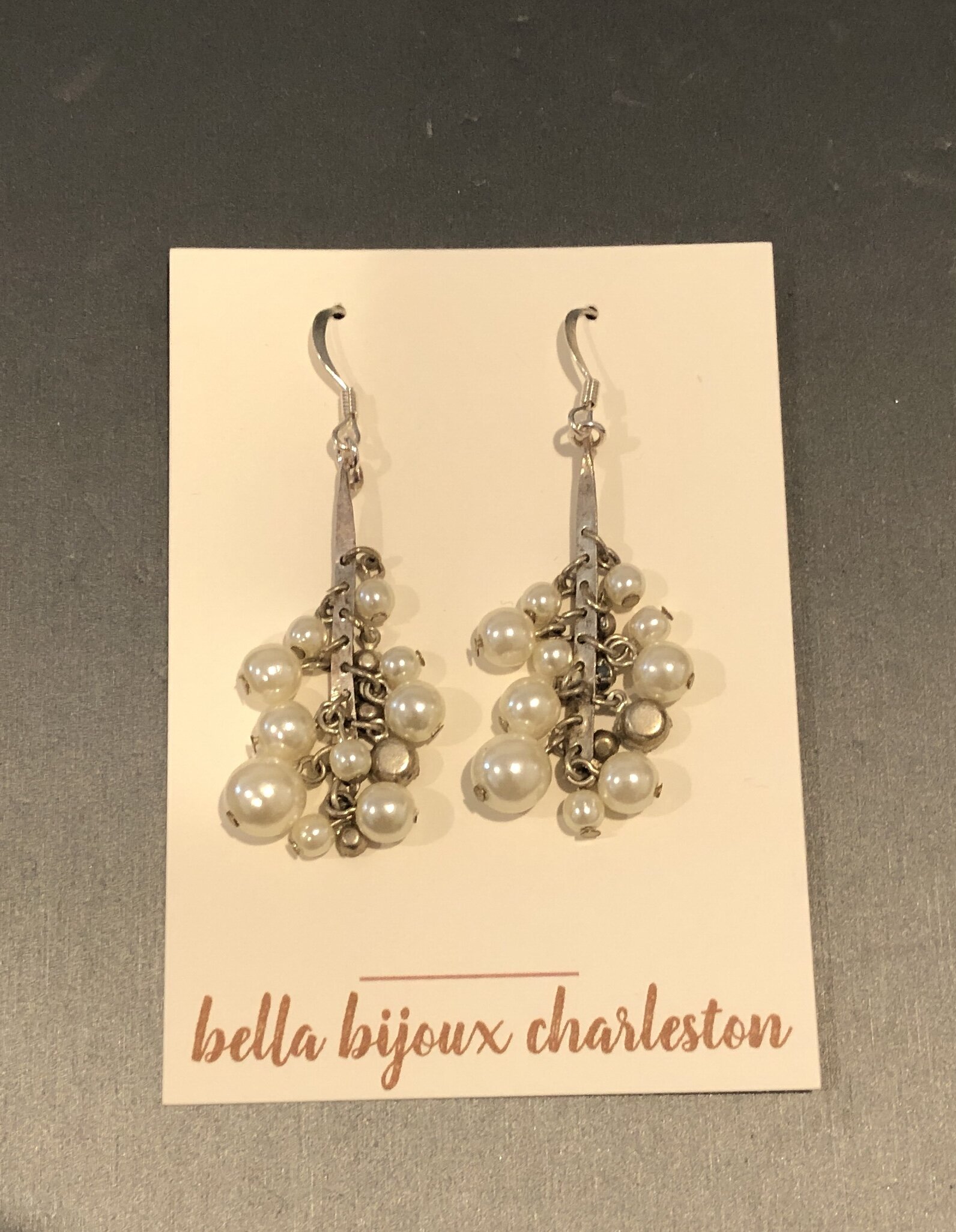 Pearl bubbles earrings