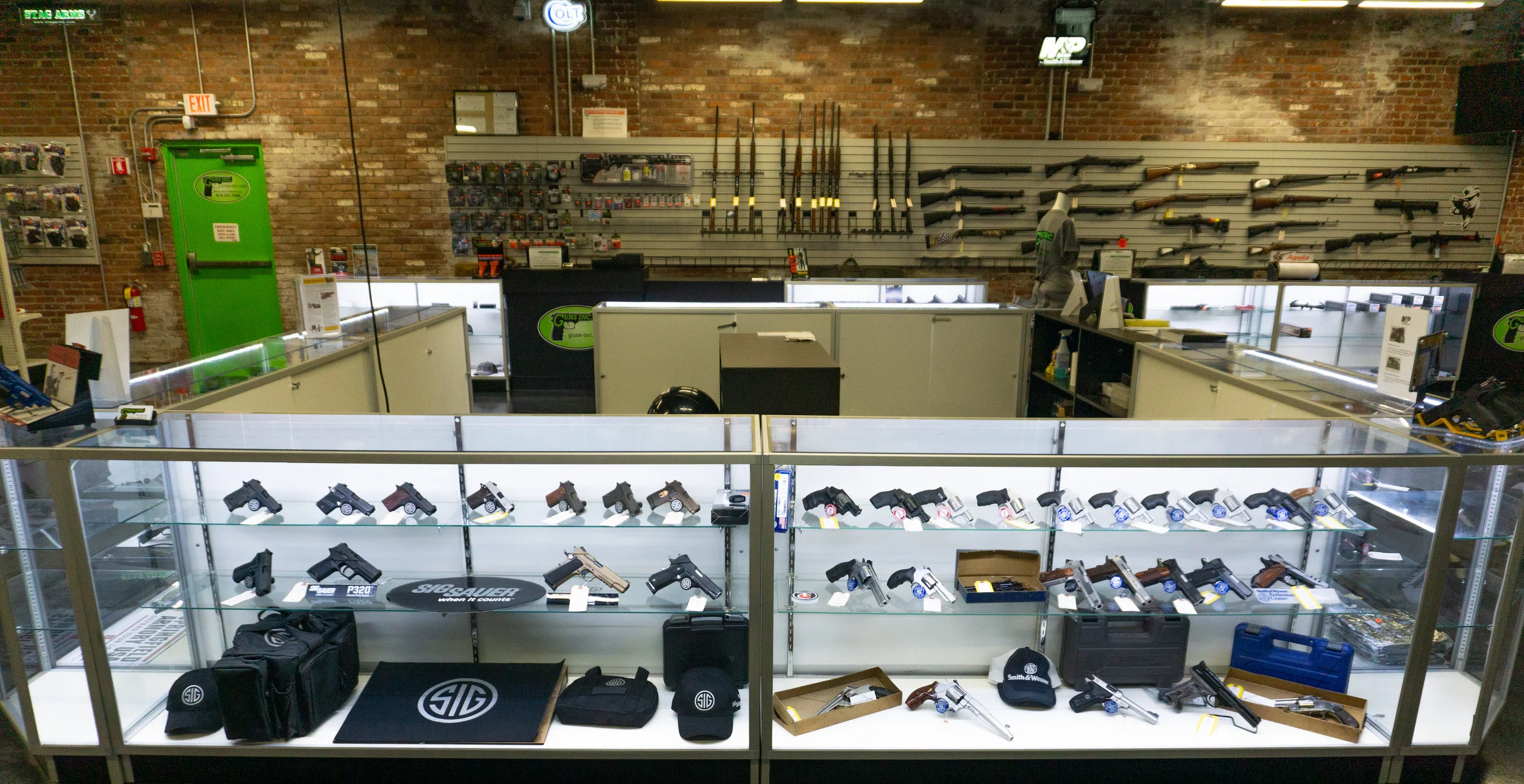 Gun Gallery Shooting Range Gallery in MA Hot Brass Guns Inc