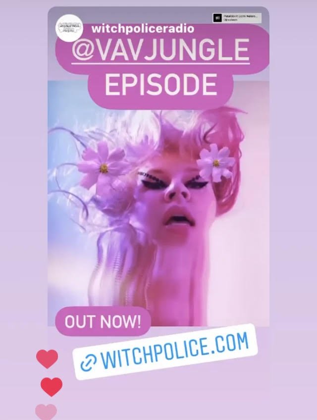  Click the pink Eve Rice here for this interview with   Witchpolice Radio   interview, August 2022! 
