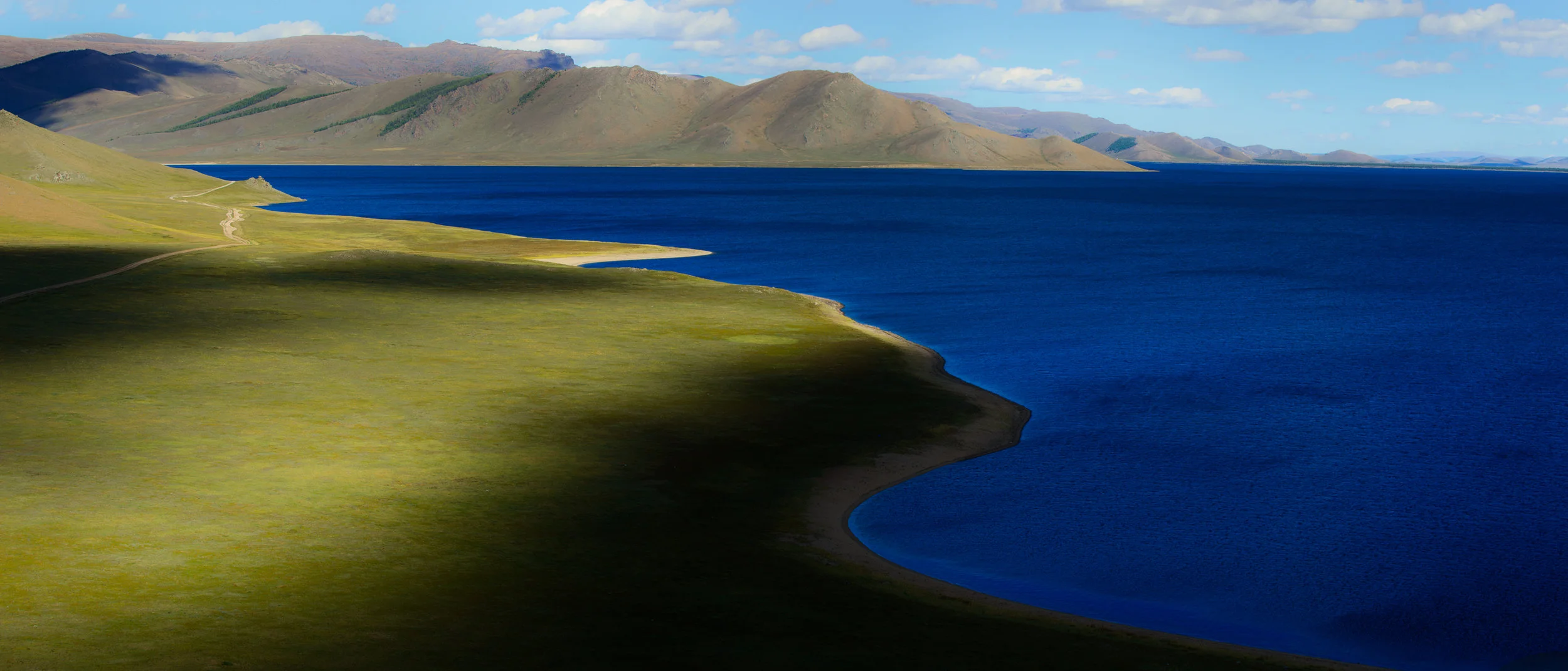 Green and blue