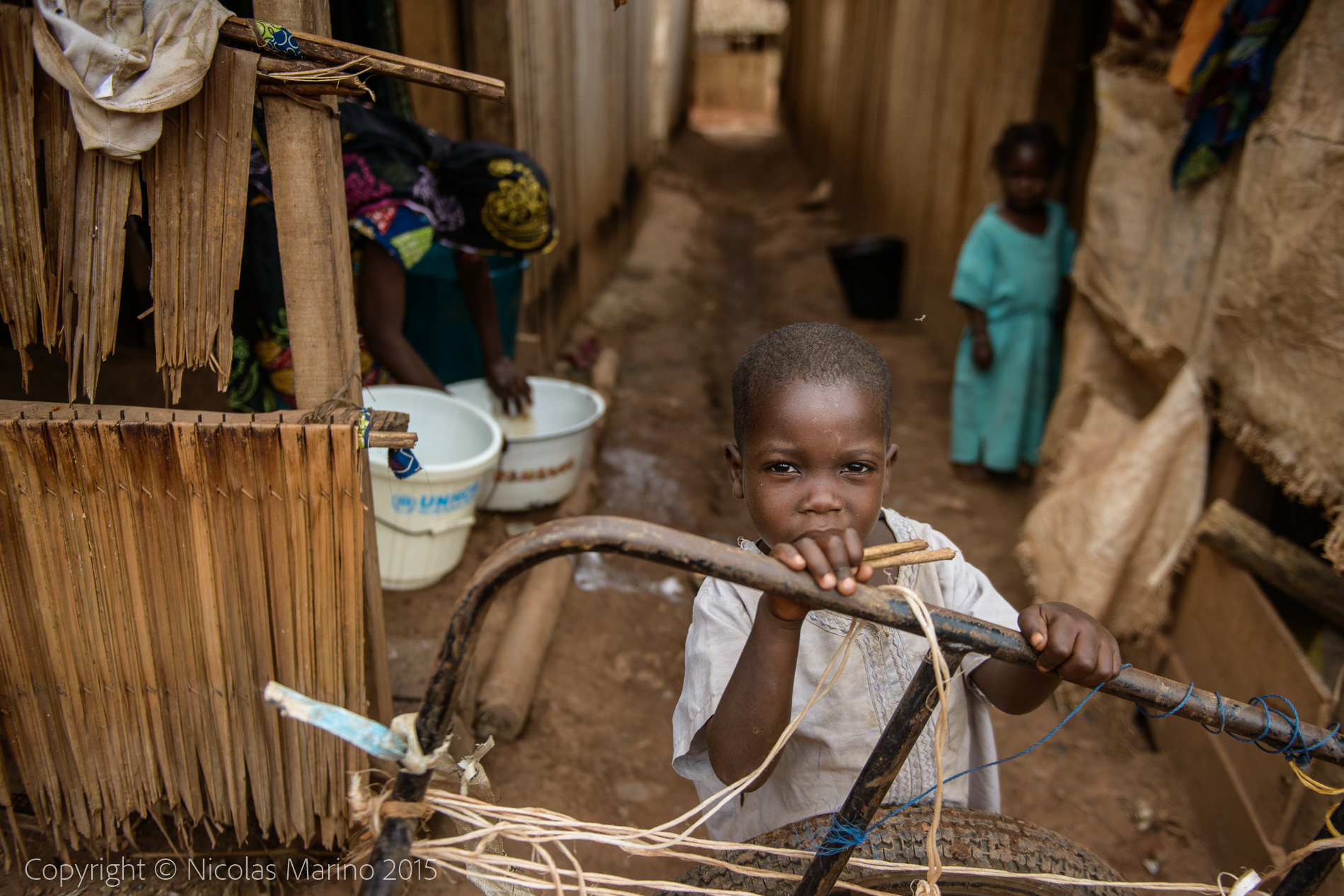 UNHCR refugee camp for the Fulani people fleeing civil war in Central African Republic