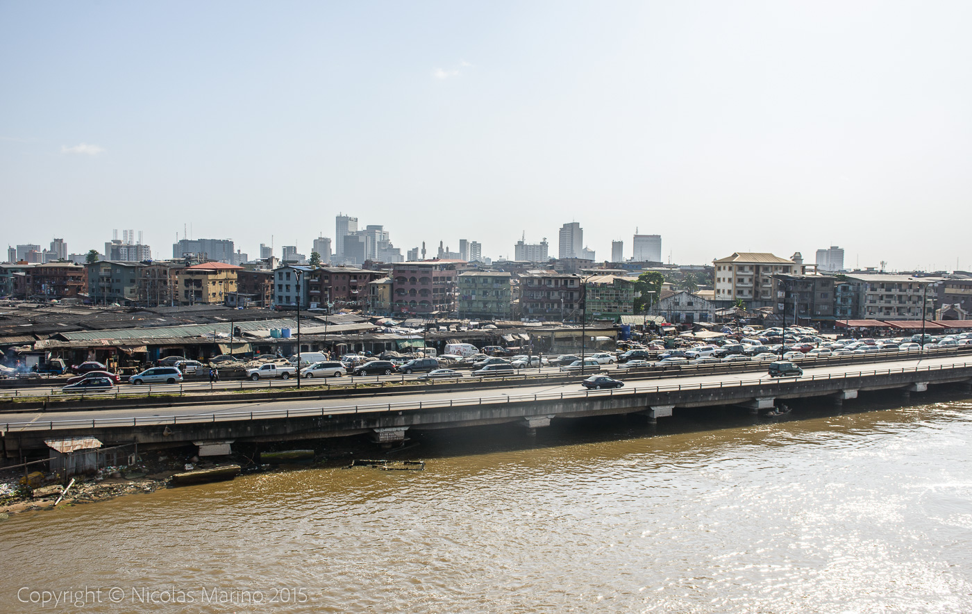 The floating slums of Lagos. Nigeria