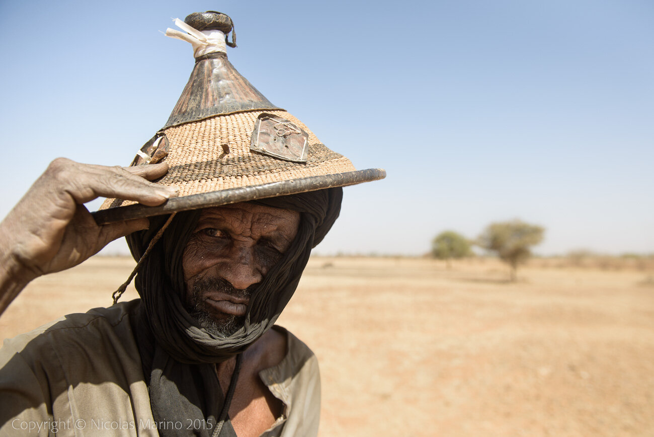 Fulani nomads of the of the Bel'ah group of the Sahel. Burkina Faso