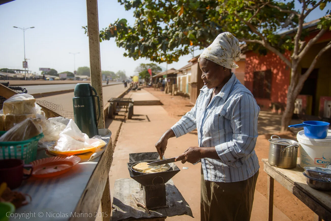  Street food in Tamale, Ghana. 