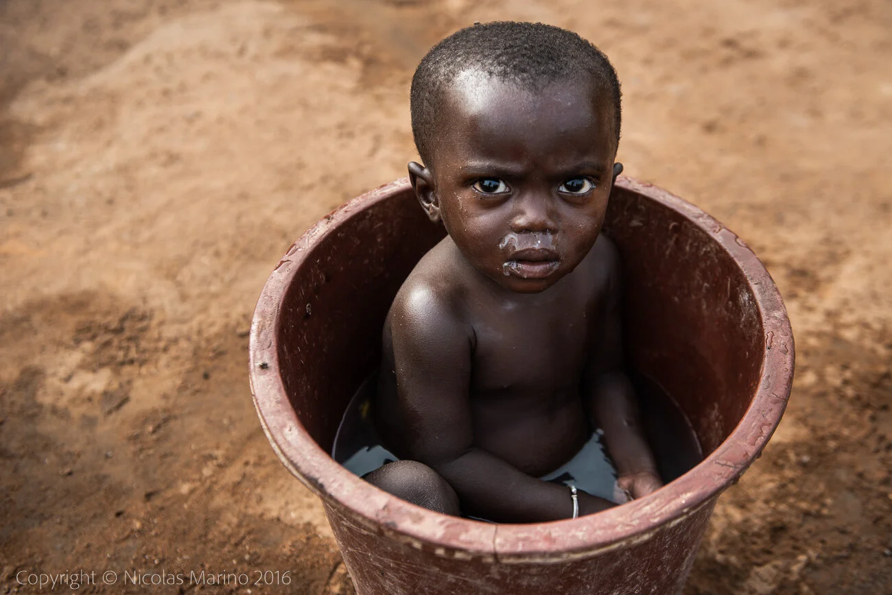 Portraits of Ivorian people. Cote D'Ivore (Ivory Coast)